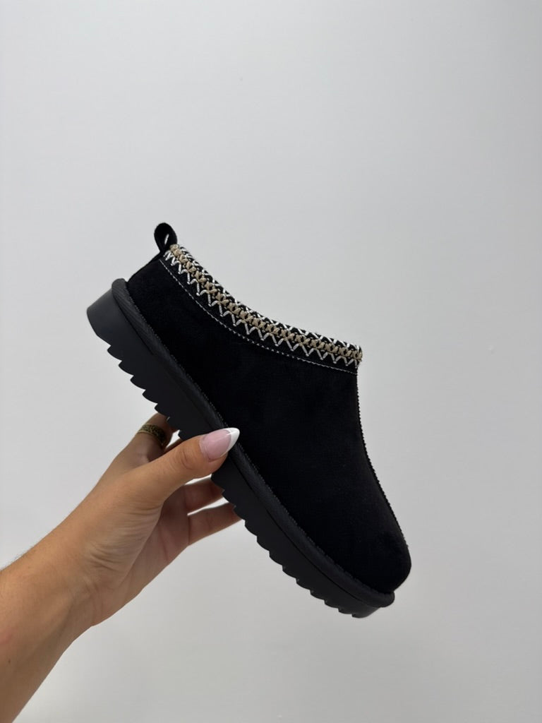 mules basse noir