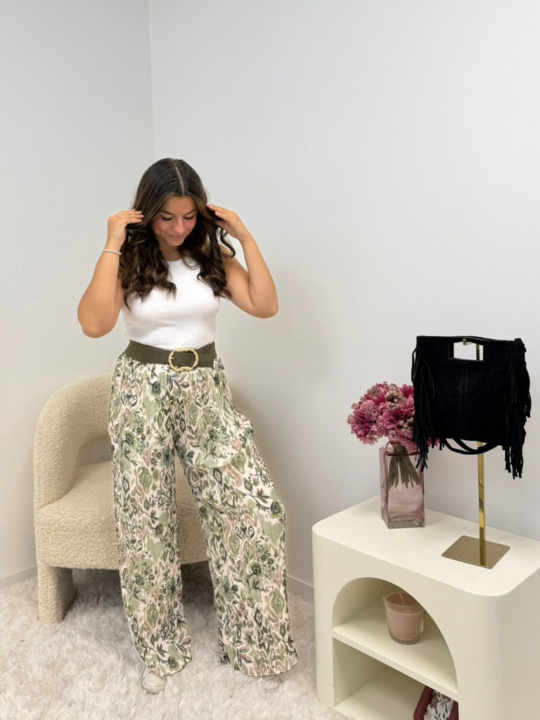 pantalon MIRA bohème vert¿p dsclothes