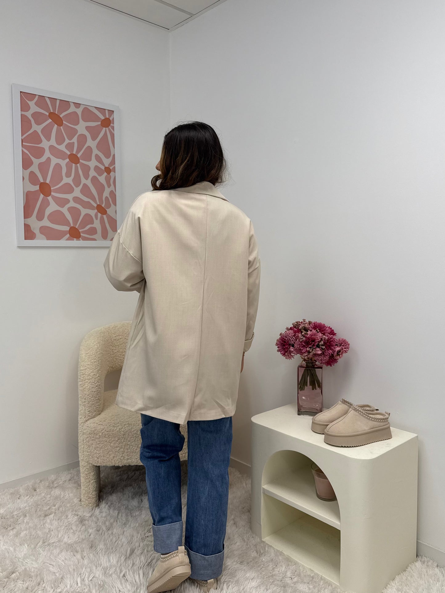 Veste blazer oversize (plusieurs coloris)
