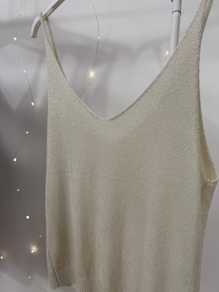 Tops à paillettes (doré)