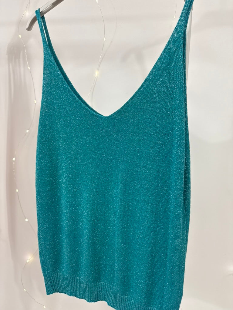 Tops à paillettes (doré)