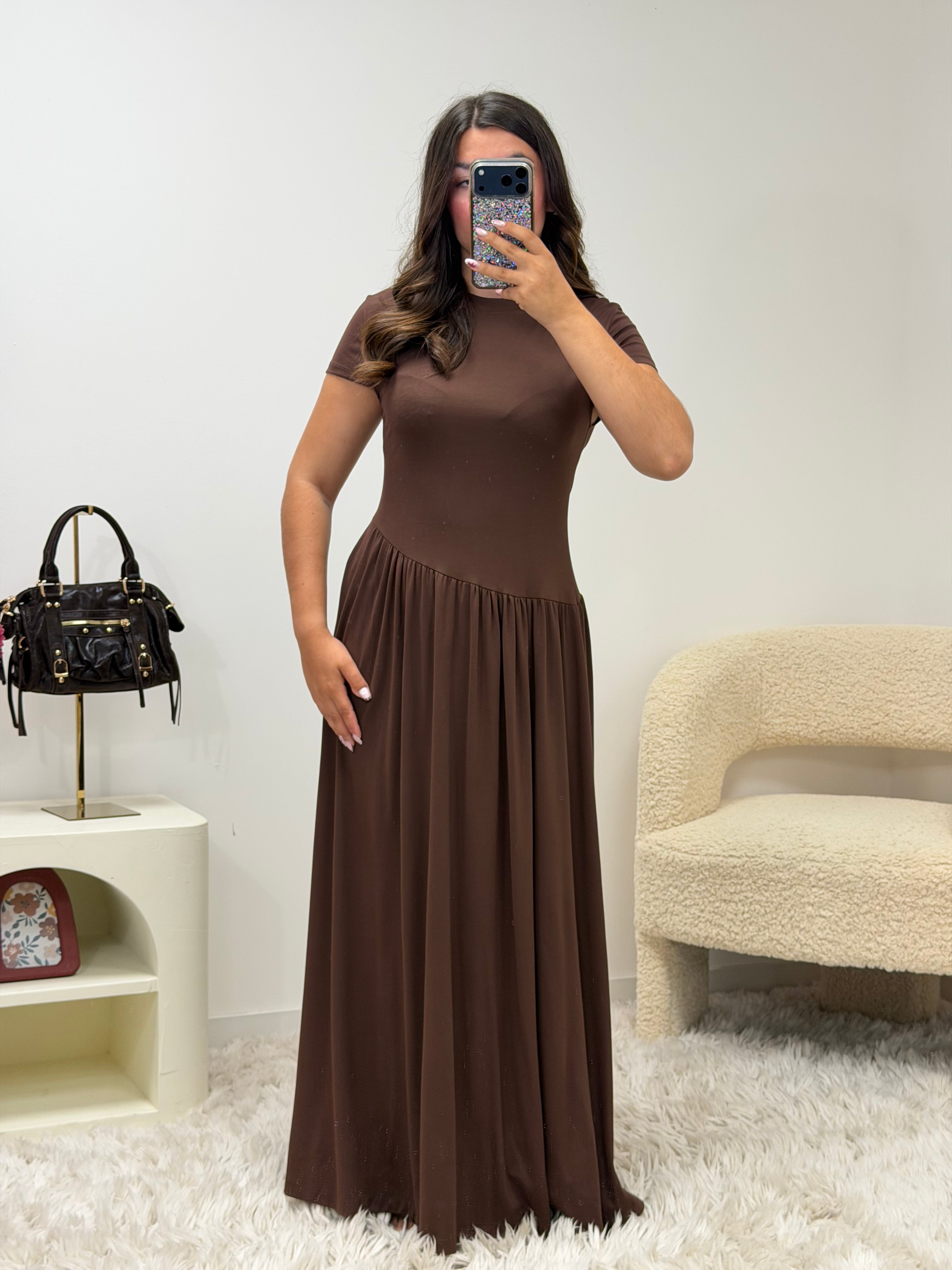 Robe MIMI marron dsclothes