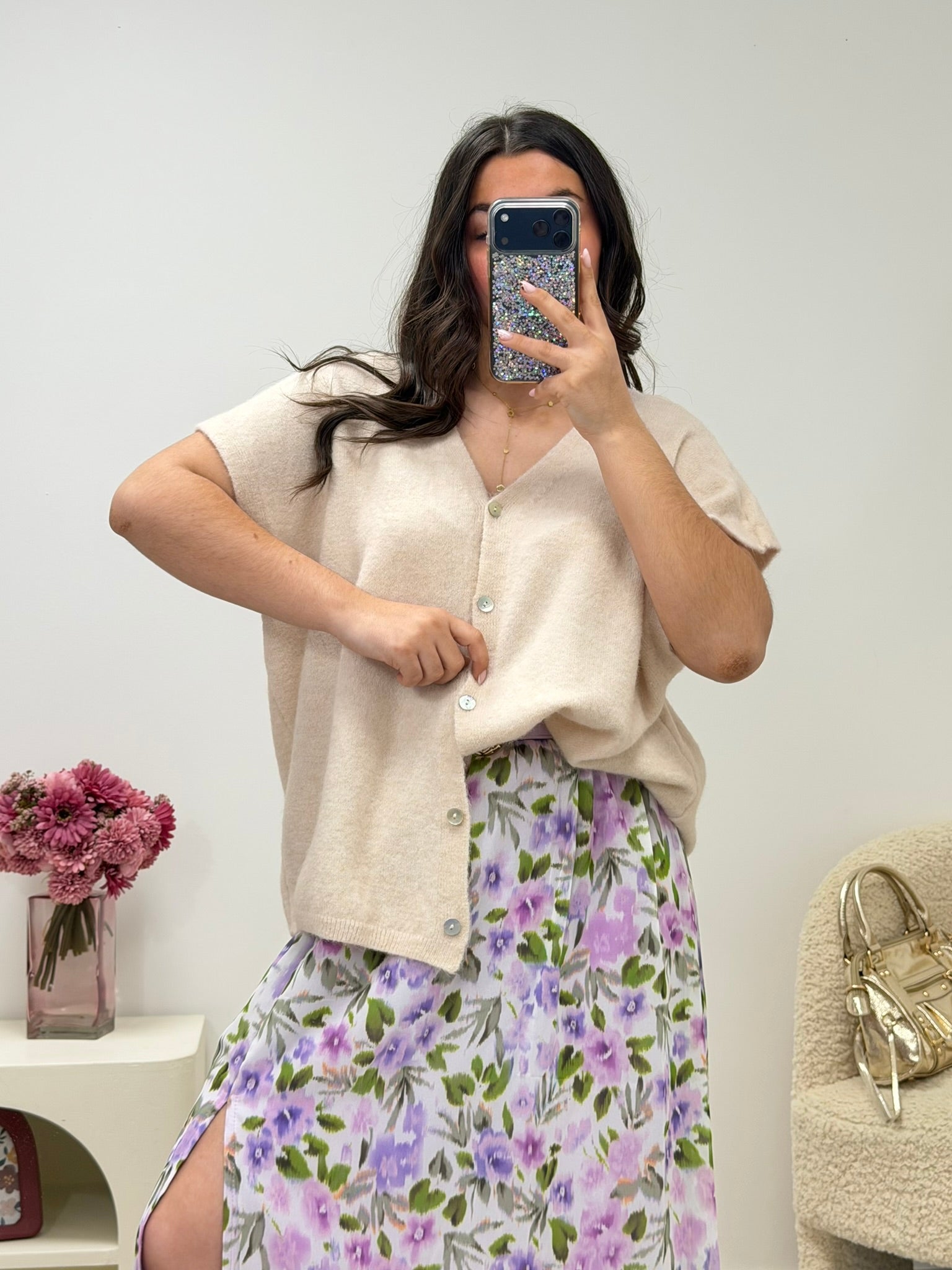 gilet Gilet ALYA beige dsclothes