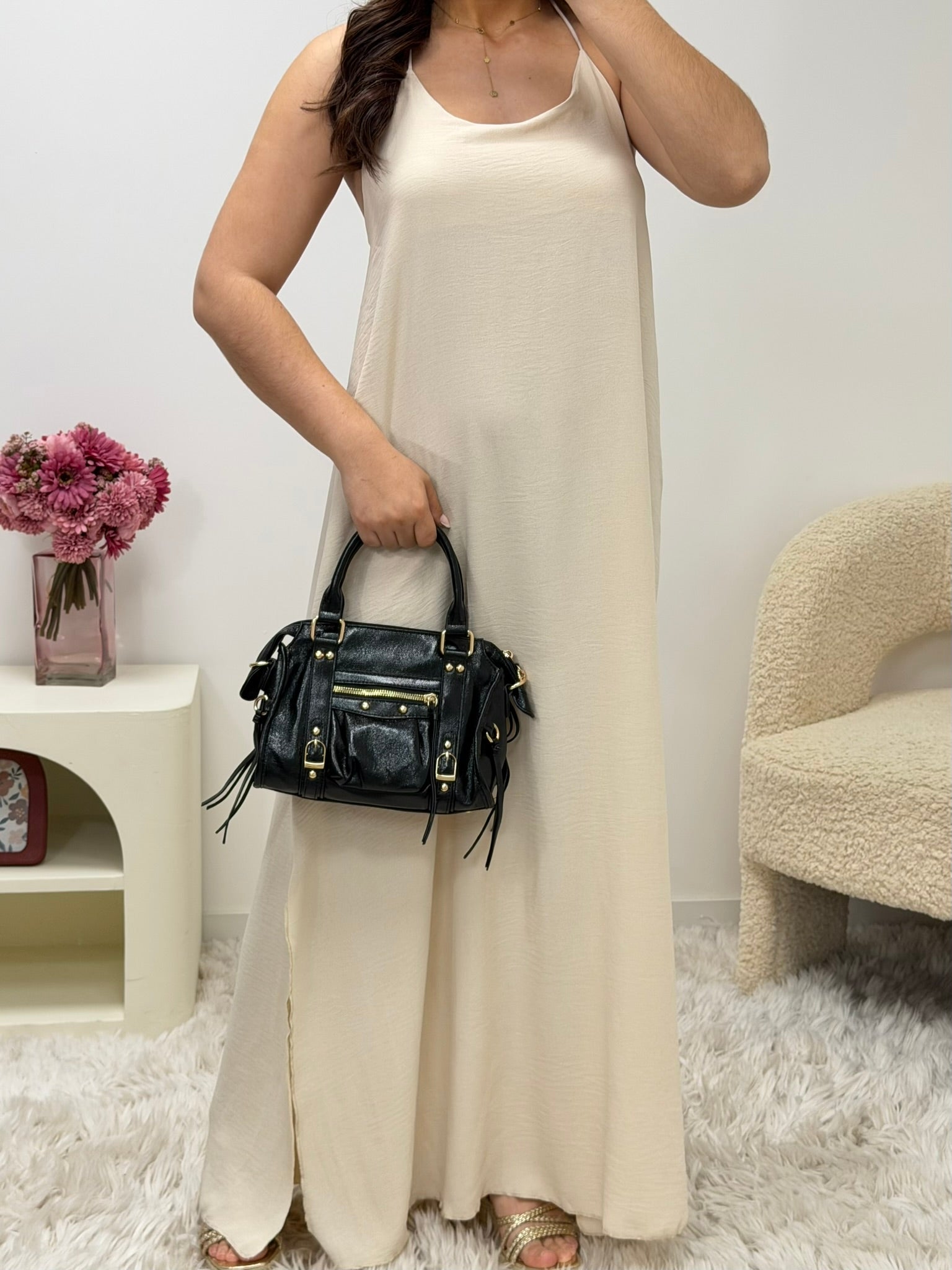 robe Robe LÉANE beige dsclothes