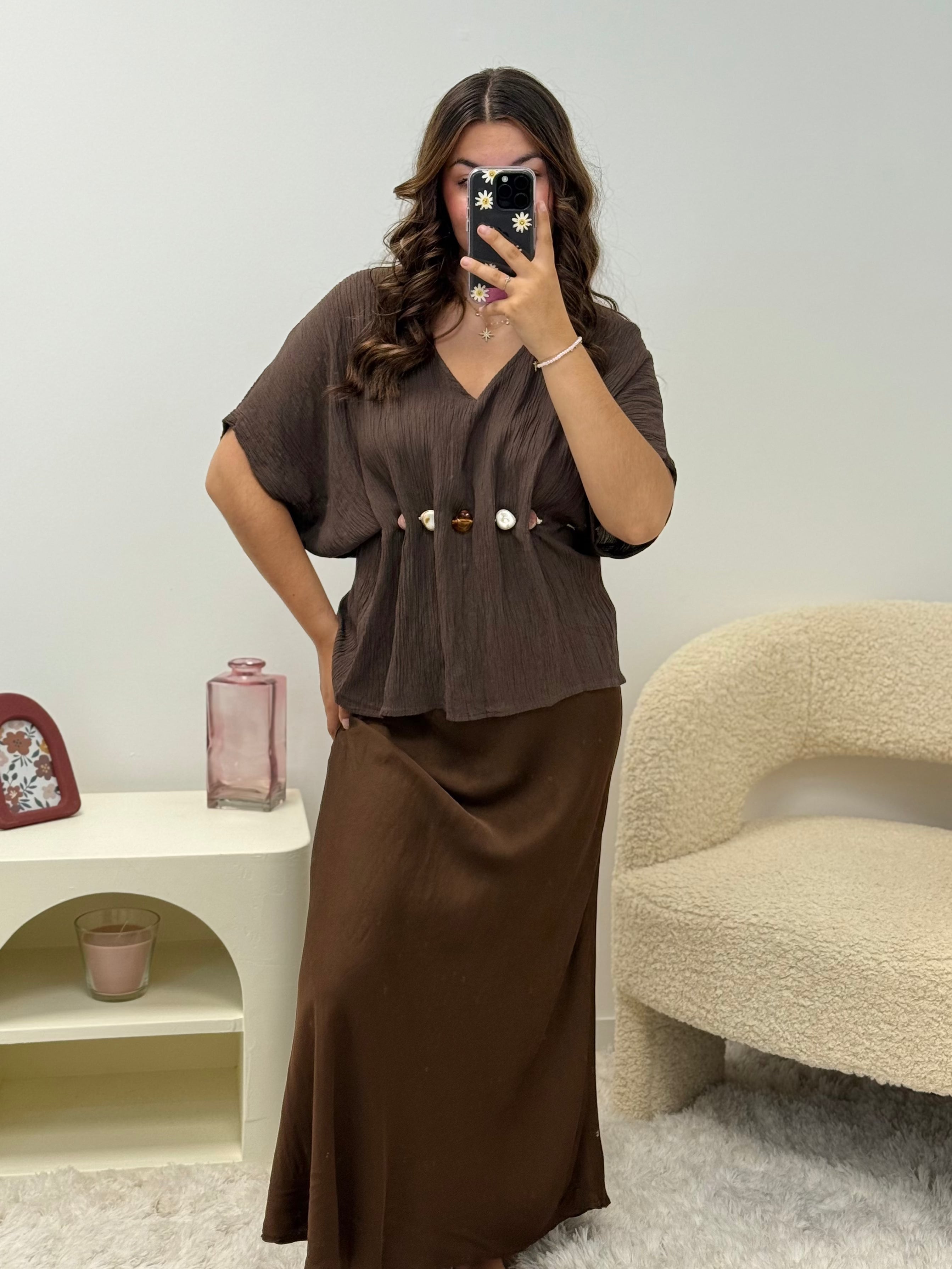 Jupe jupe en satin ENHA (plusieurs coloris disponible) dsclothes