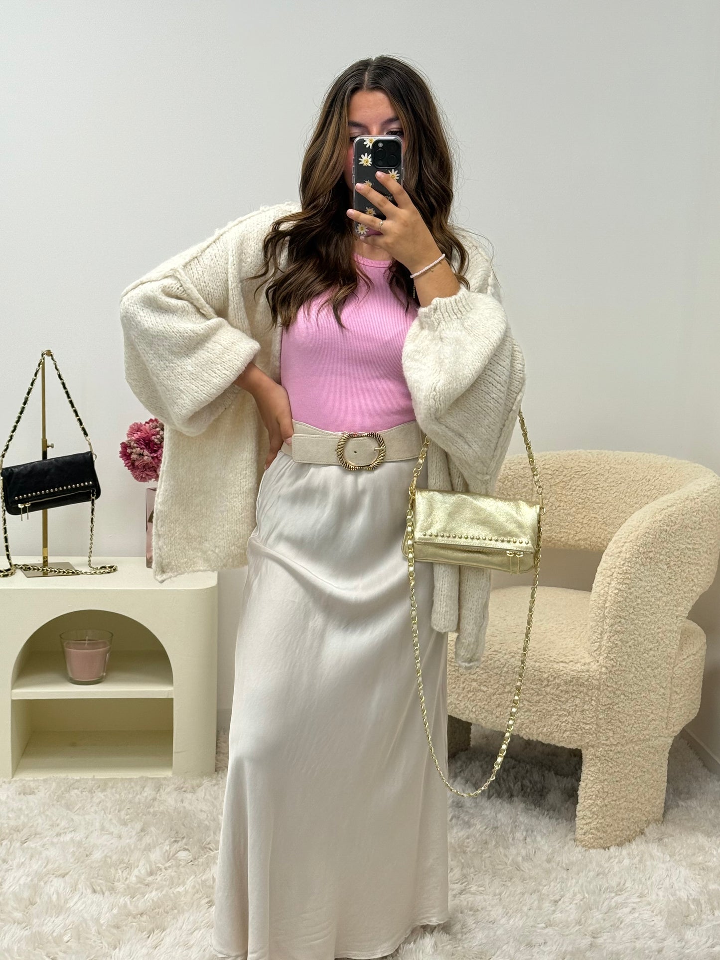 Pochette FLO doré