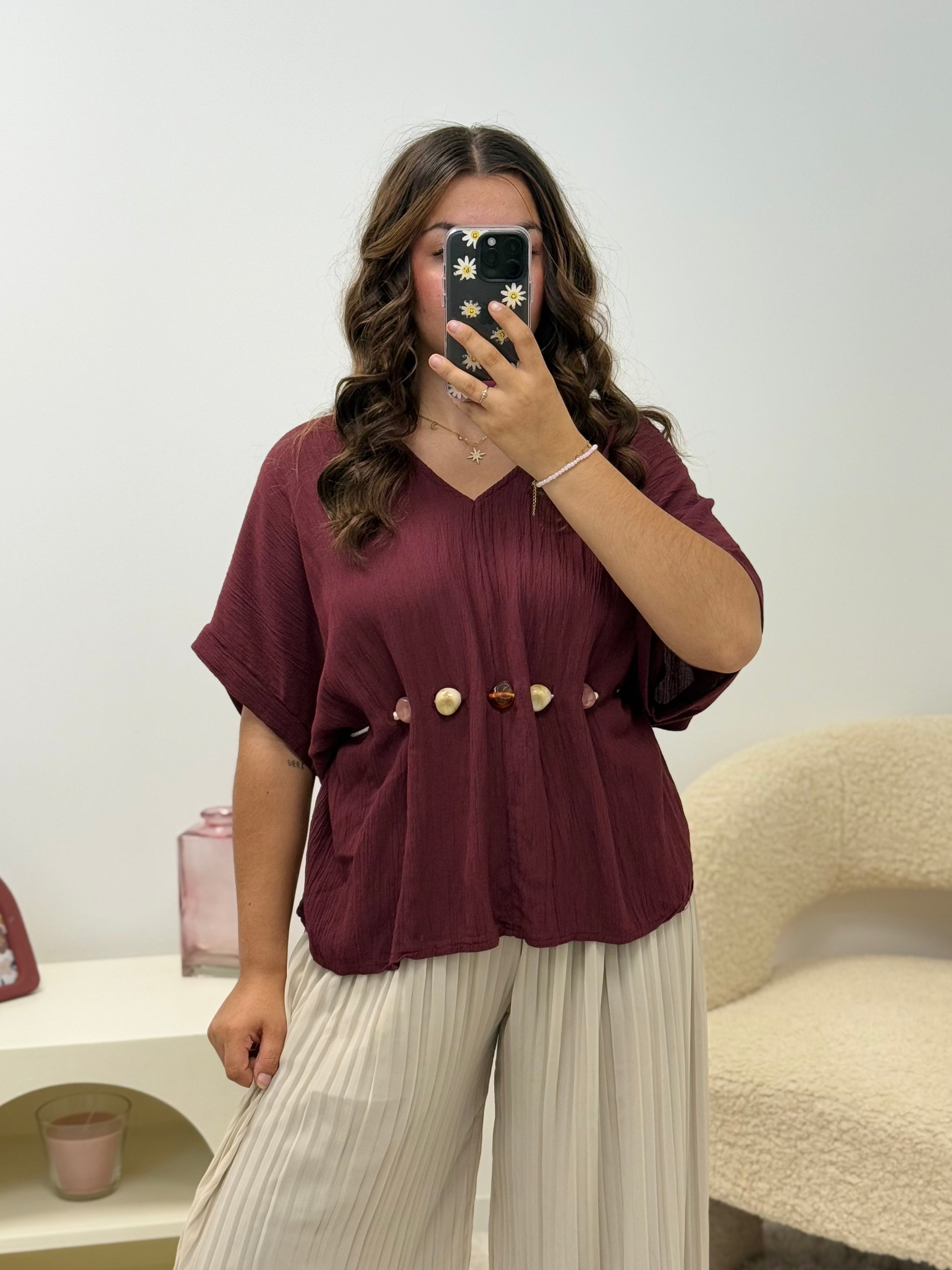 haut SEASHELL bordeaux dsclothes
