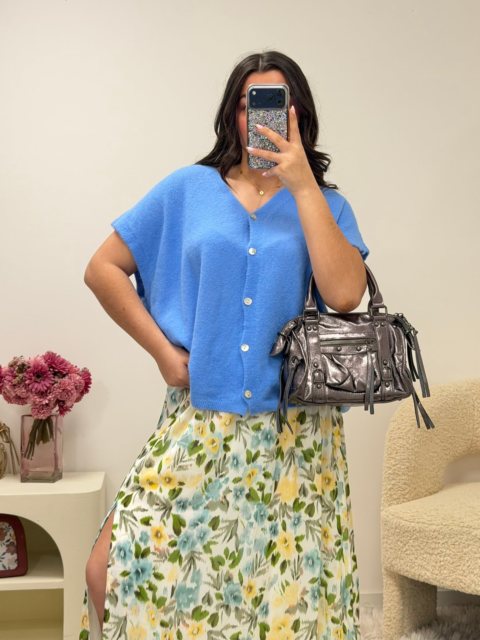 gilet Gilet ALYA bleu dsclothes