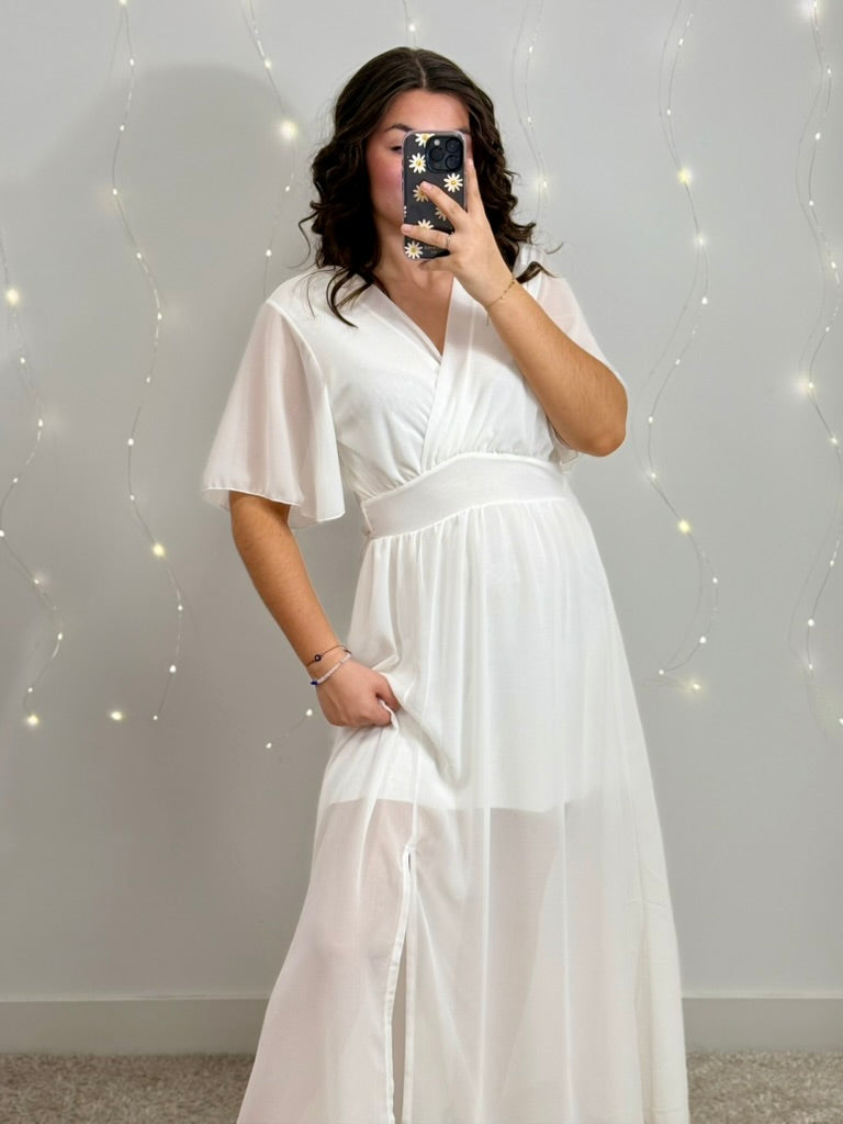 robe ERICA blanche dsclothes