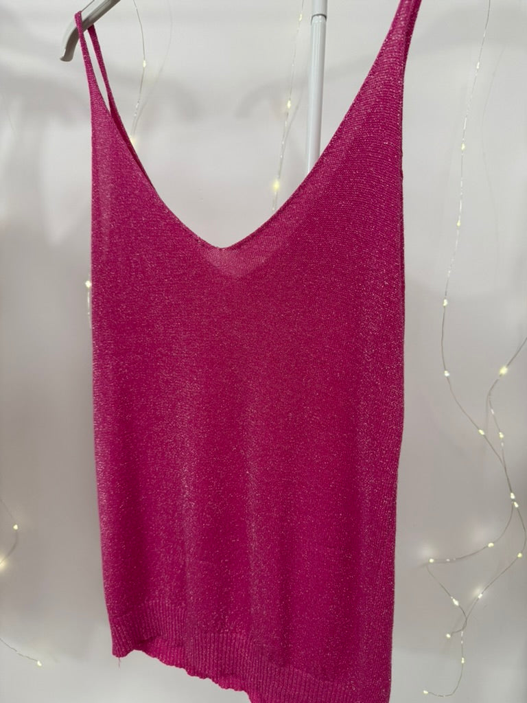 Tops à paillettes (doré)