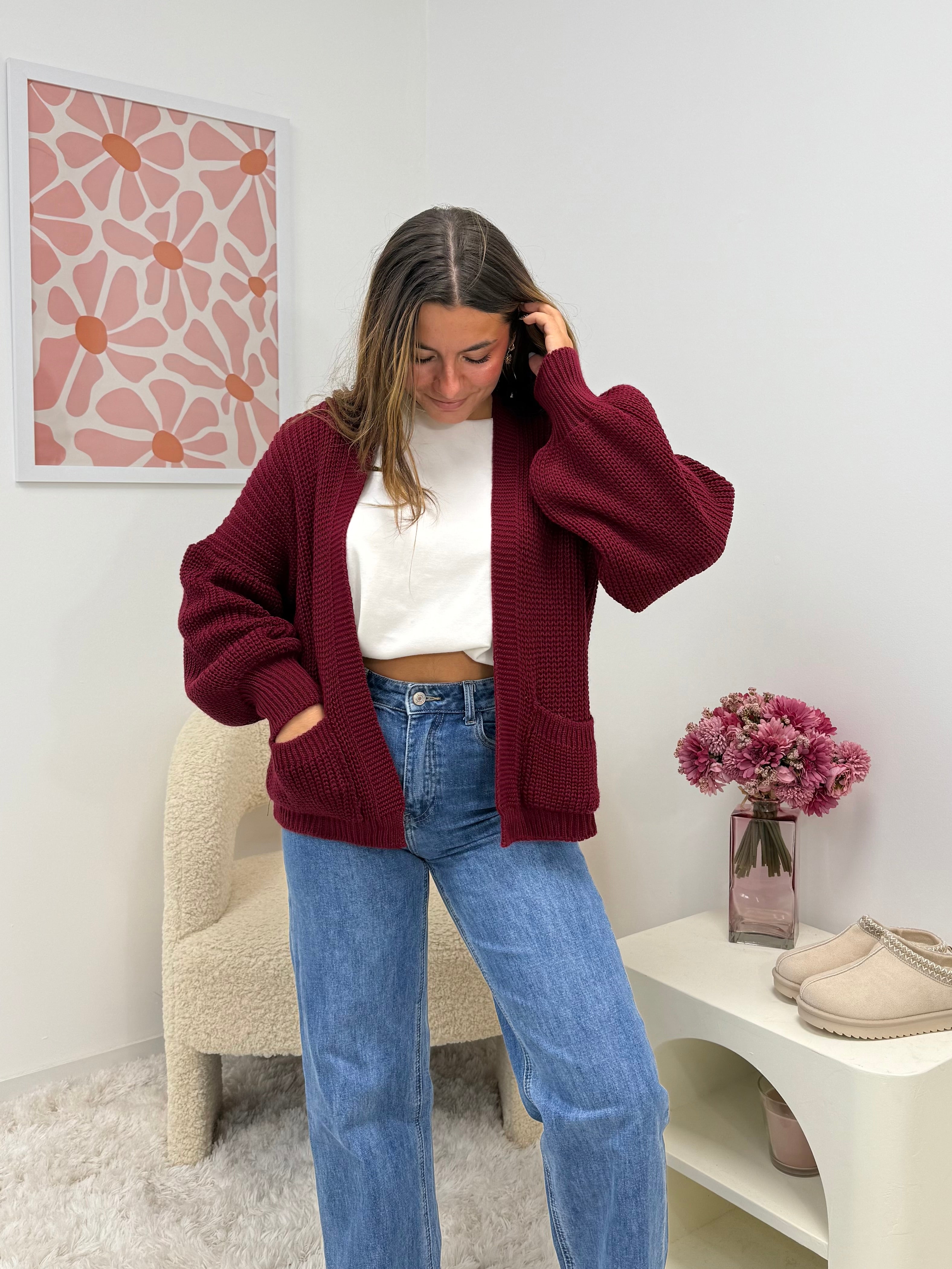 Gilet en maille New York (plusieurs coloris)