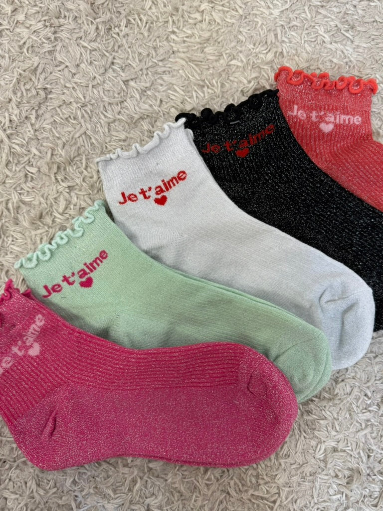 chaussette chaussette JE T'AIME dsclothes