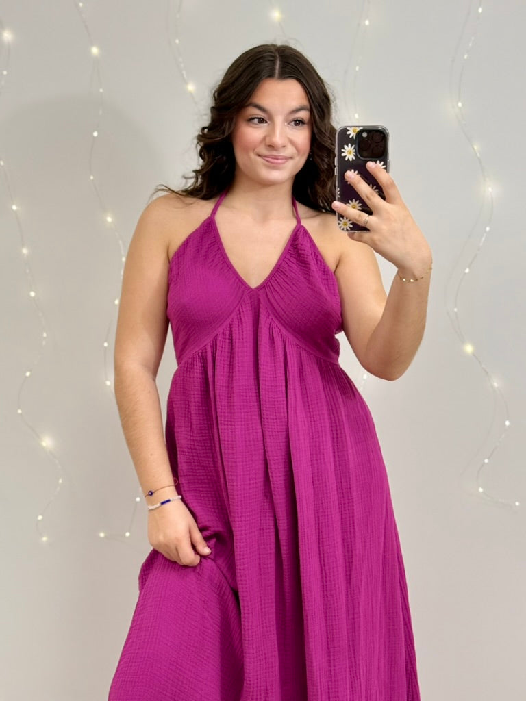 robe TRACY mauve dsclothes