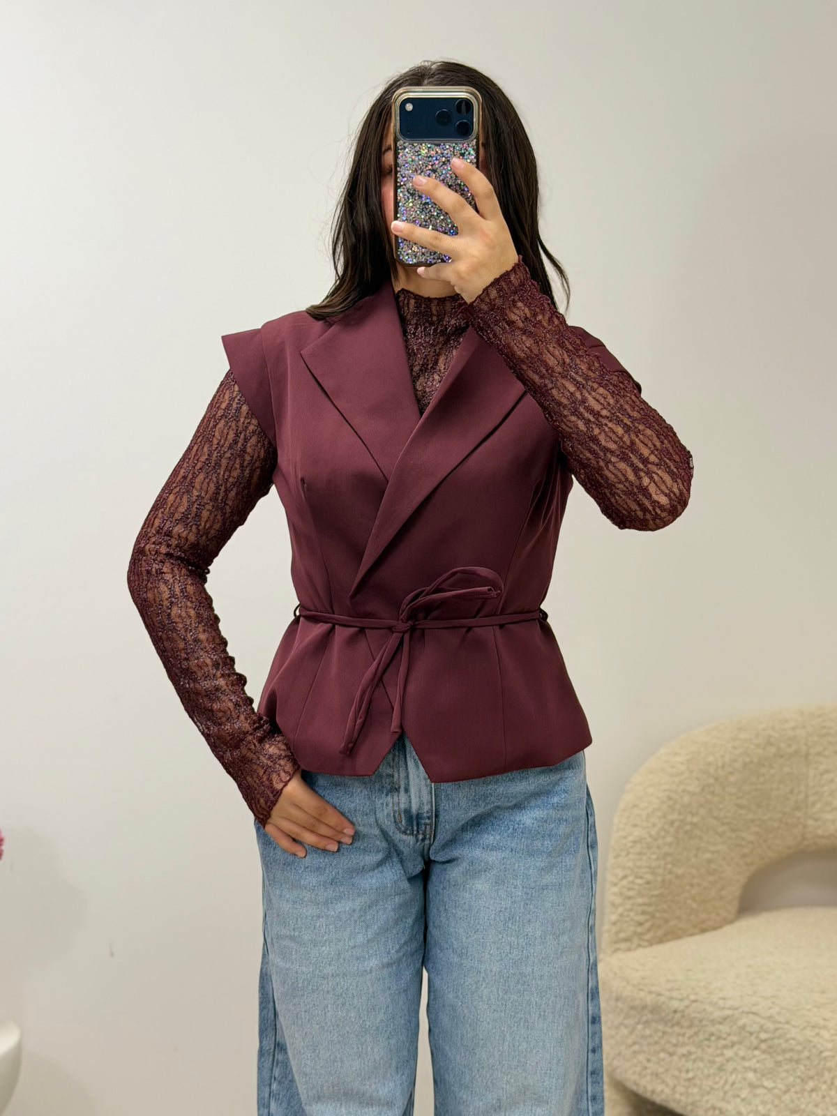 Veste Alix bordeaux dsclothes