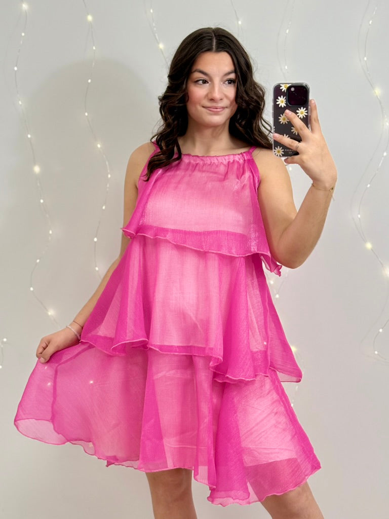 robe BIANCA rose dsclothes