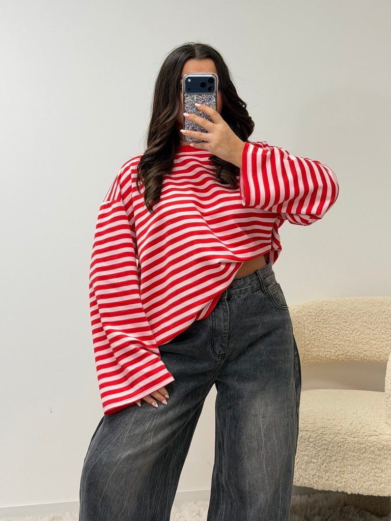 haut T-shirt TESSA rouge/rose dsclothes