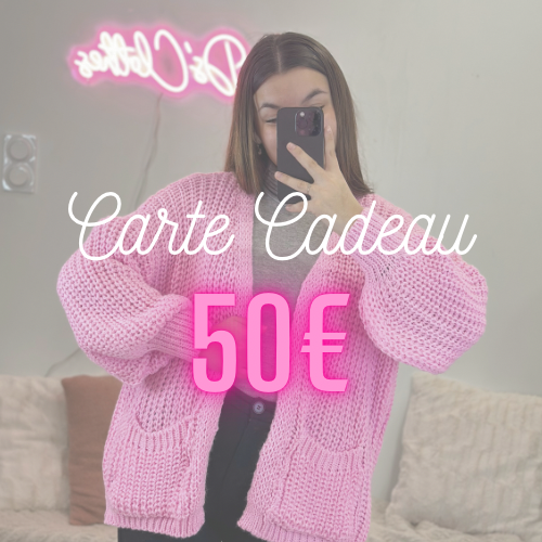 Carte cadeau 50€