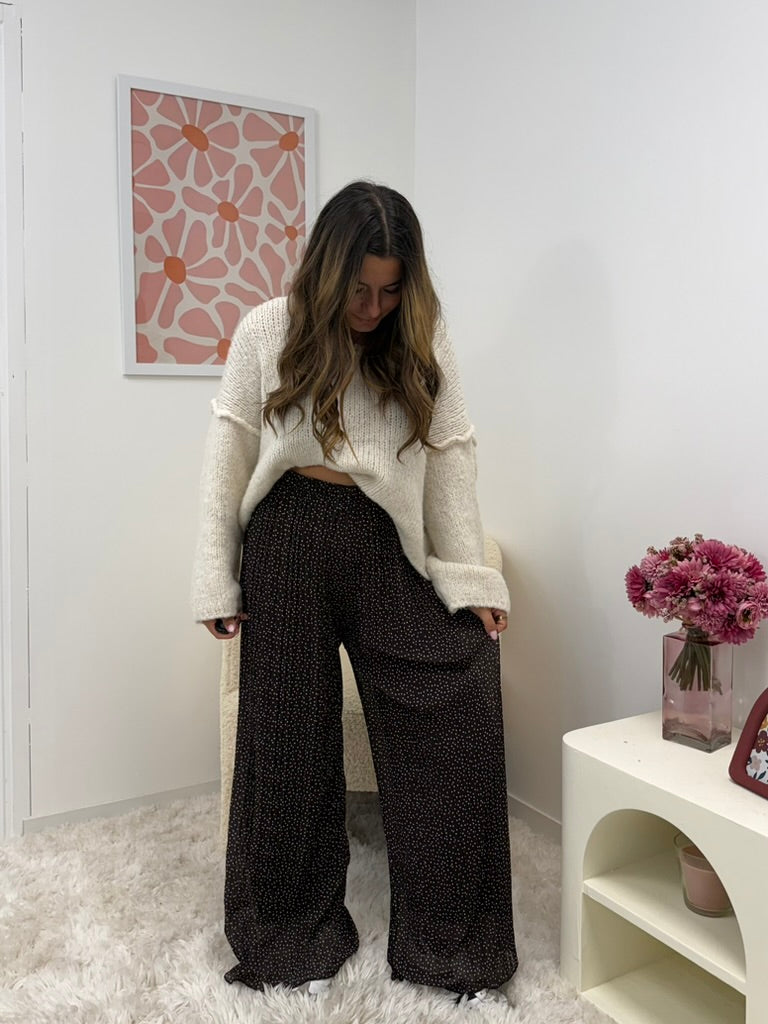 pantalon MIRA à pois