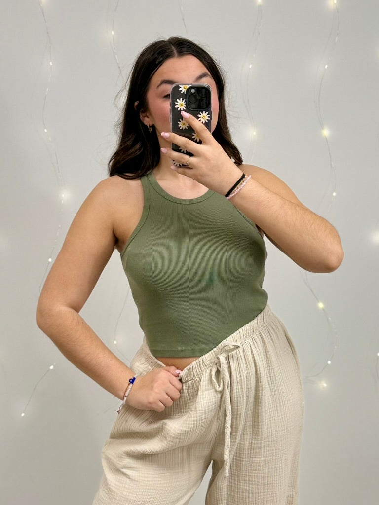 debardeur JULIE kaki dsclothes