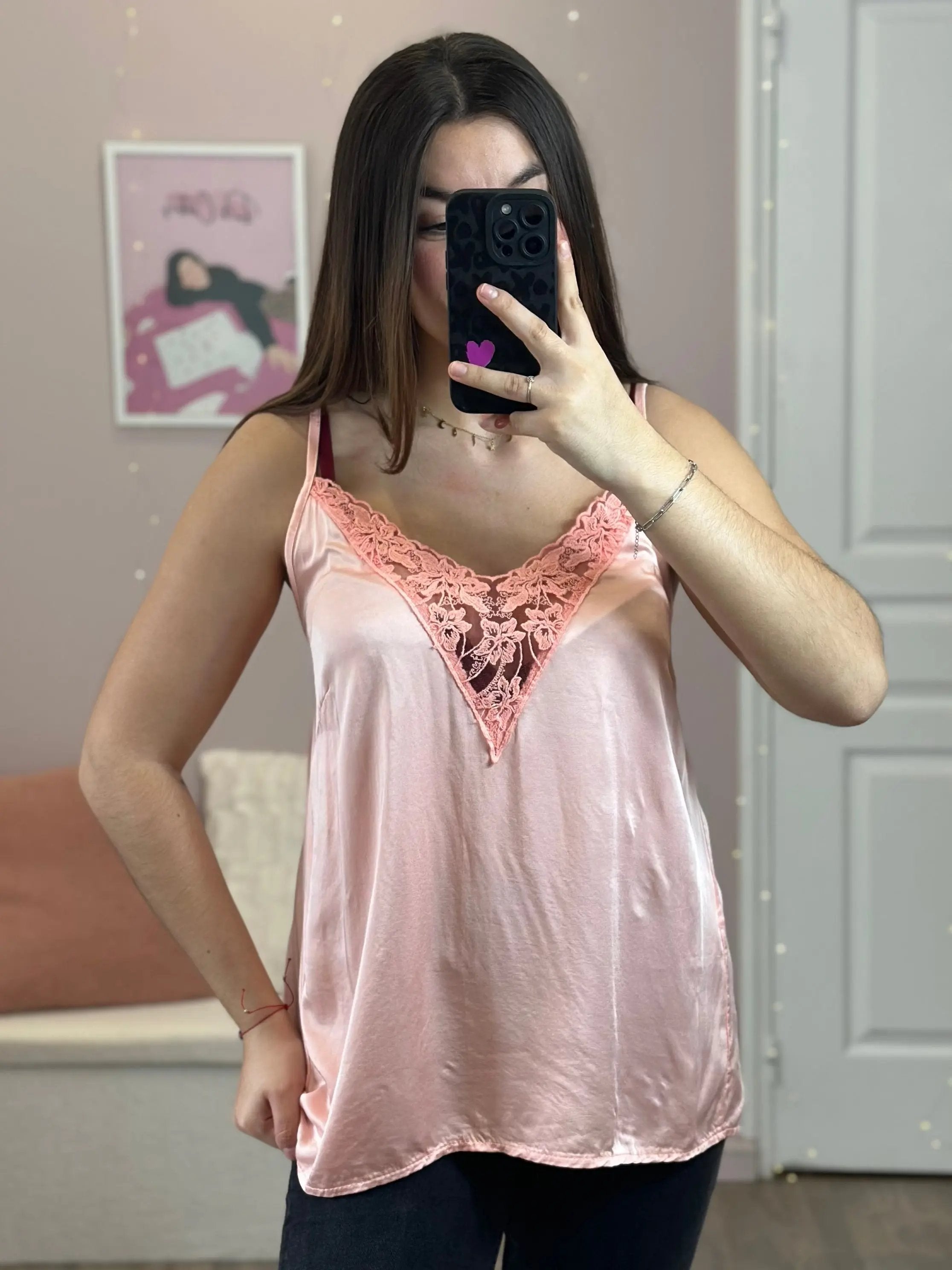 haut Débardeur Blair rose dsclothes