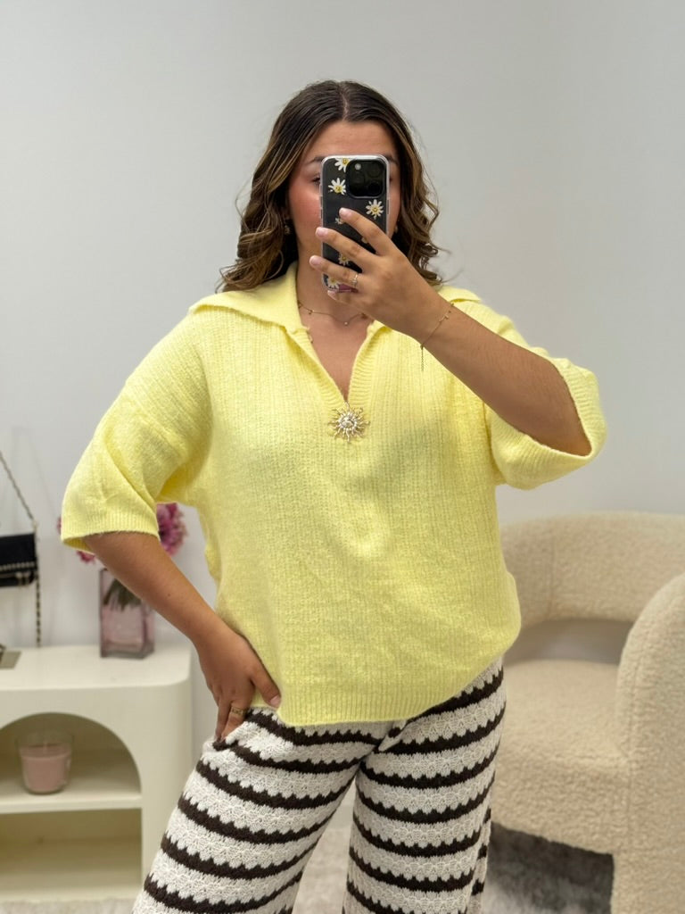 pull pull SUNNY jaune dsclothes