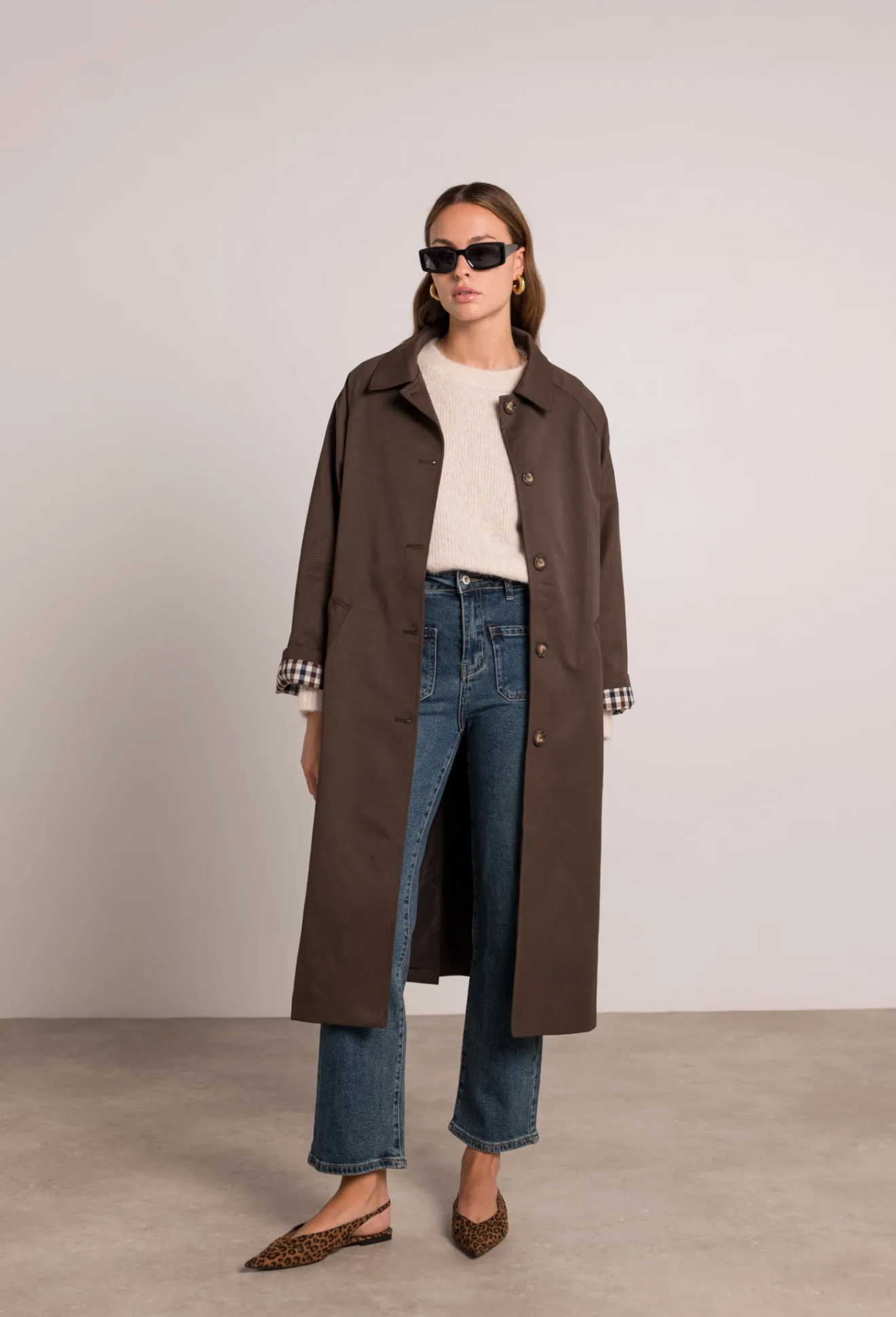 trench Trench long marron dsclothes