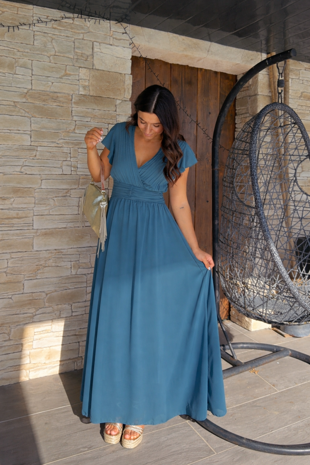 robe Robe ÉVA bleu canard dsclothes