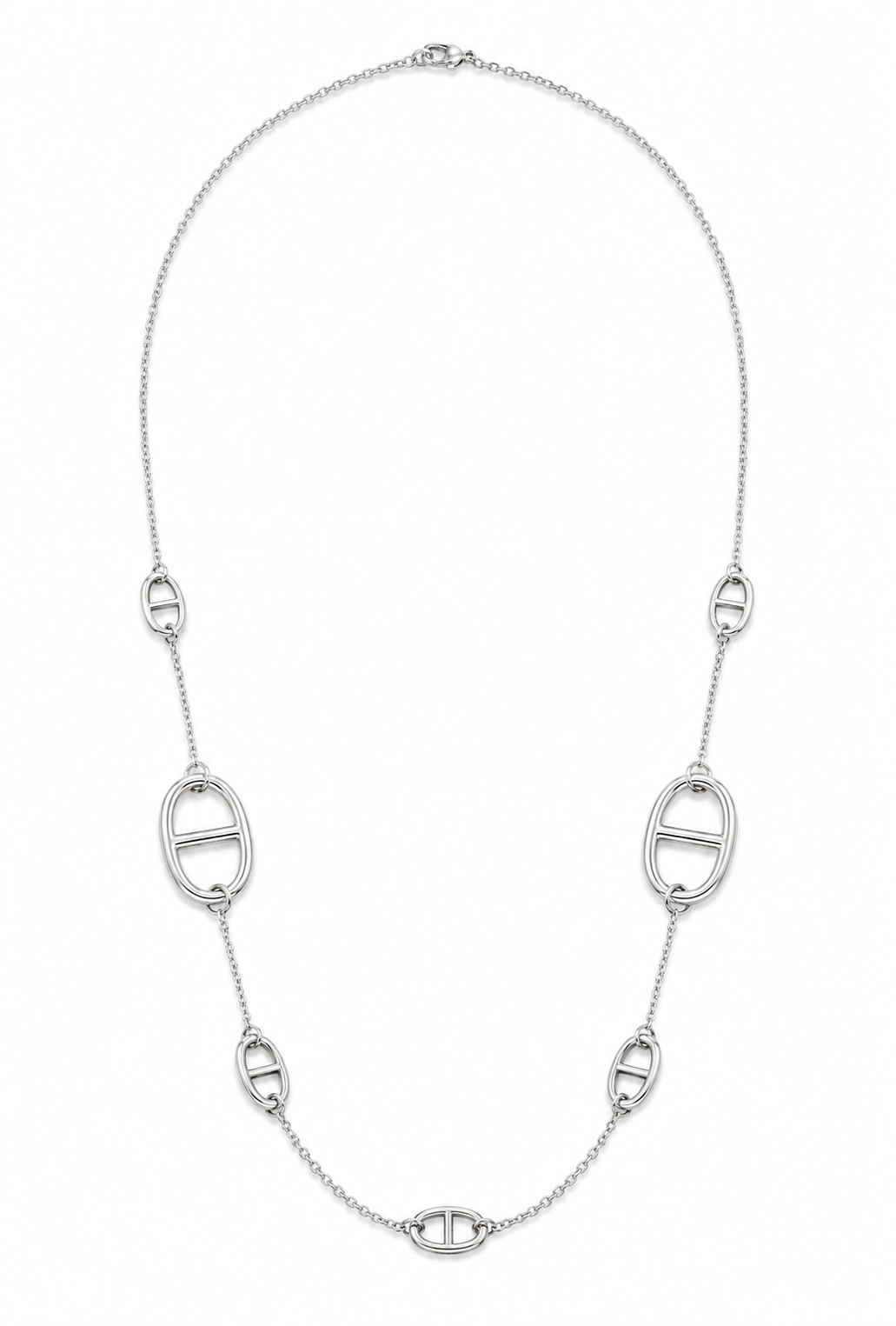 collier Sautoir Maria argenté dsclothes