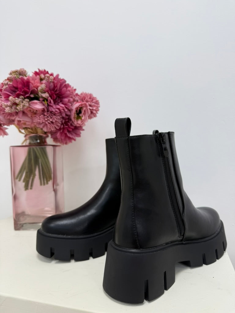 bottines chelsea femme noir