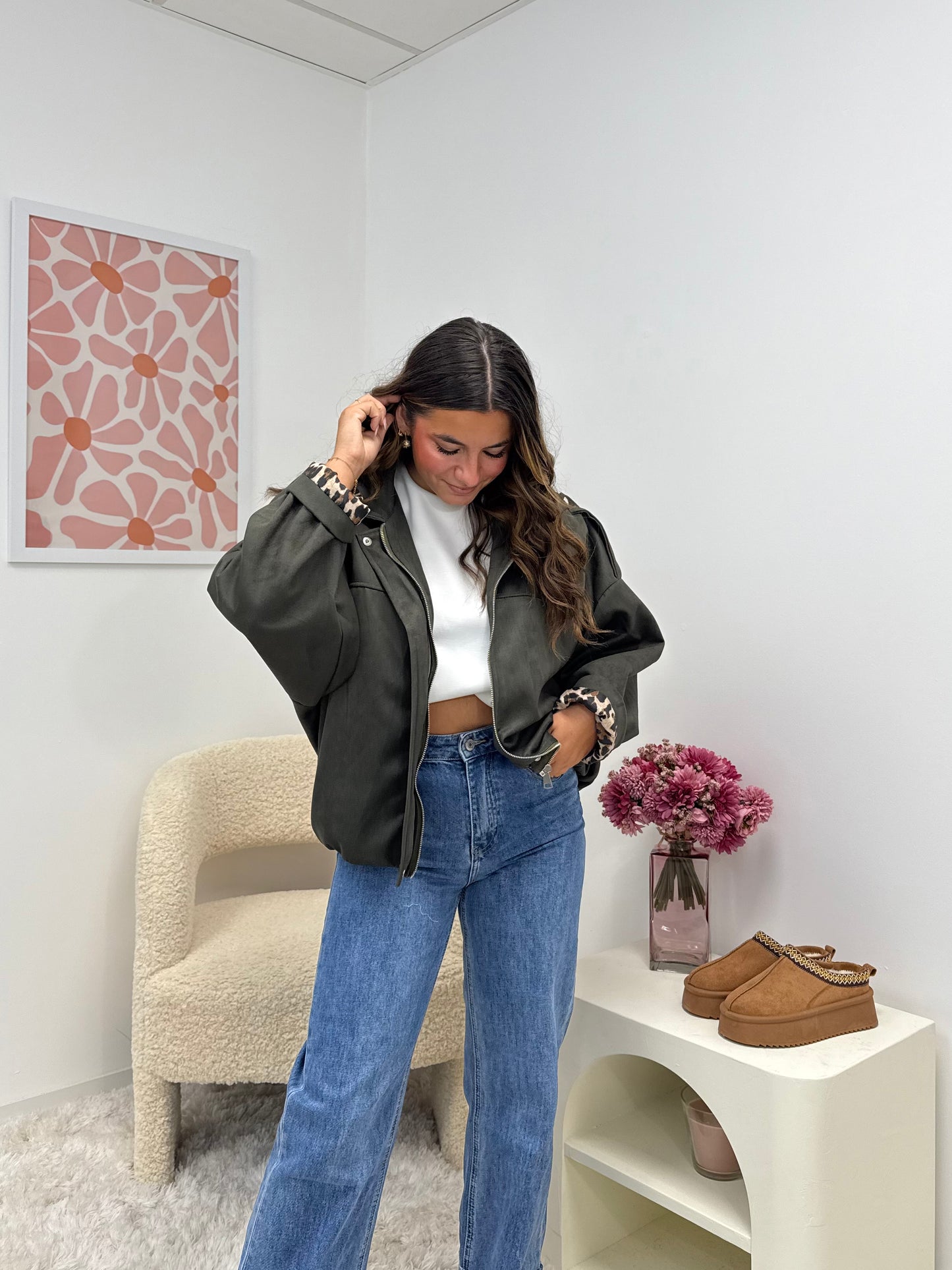 Veste LIZA kaki