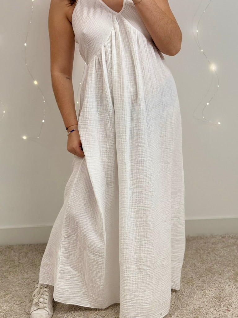 robe TRACY blanc dsclothes