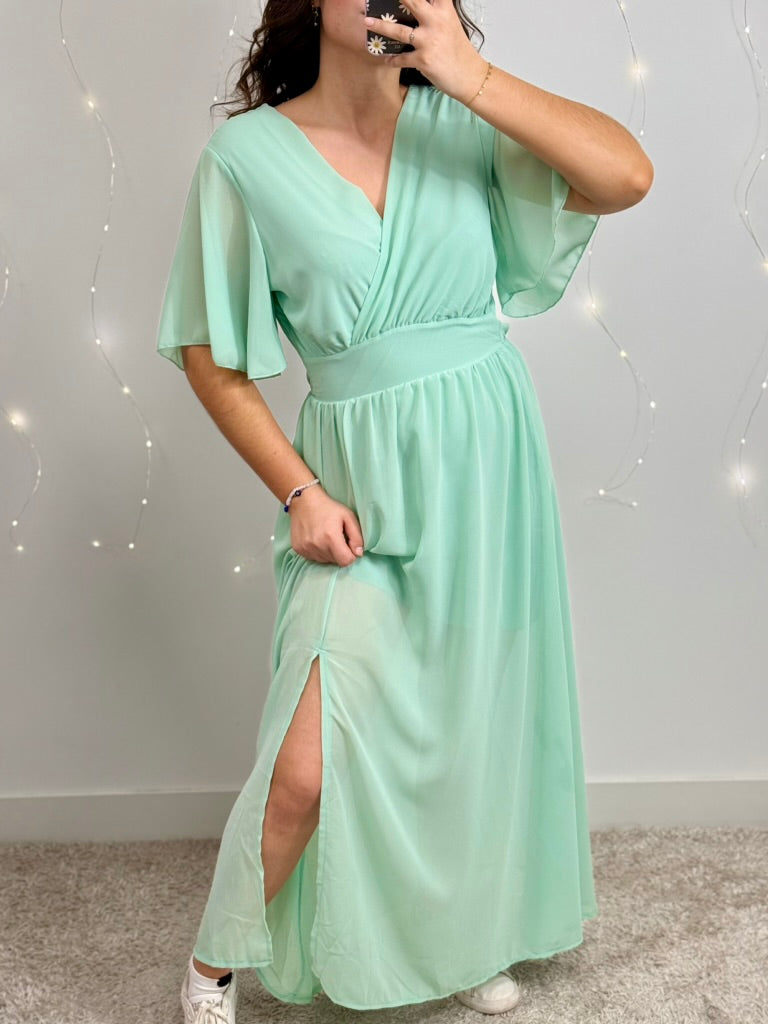 robe ERICA vert d'eau dsclothes