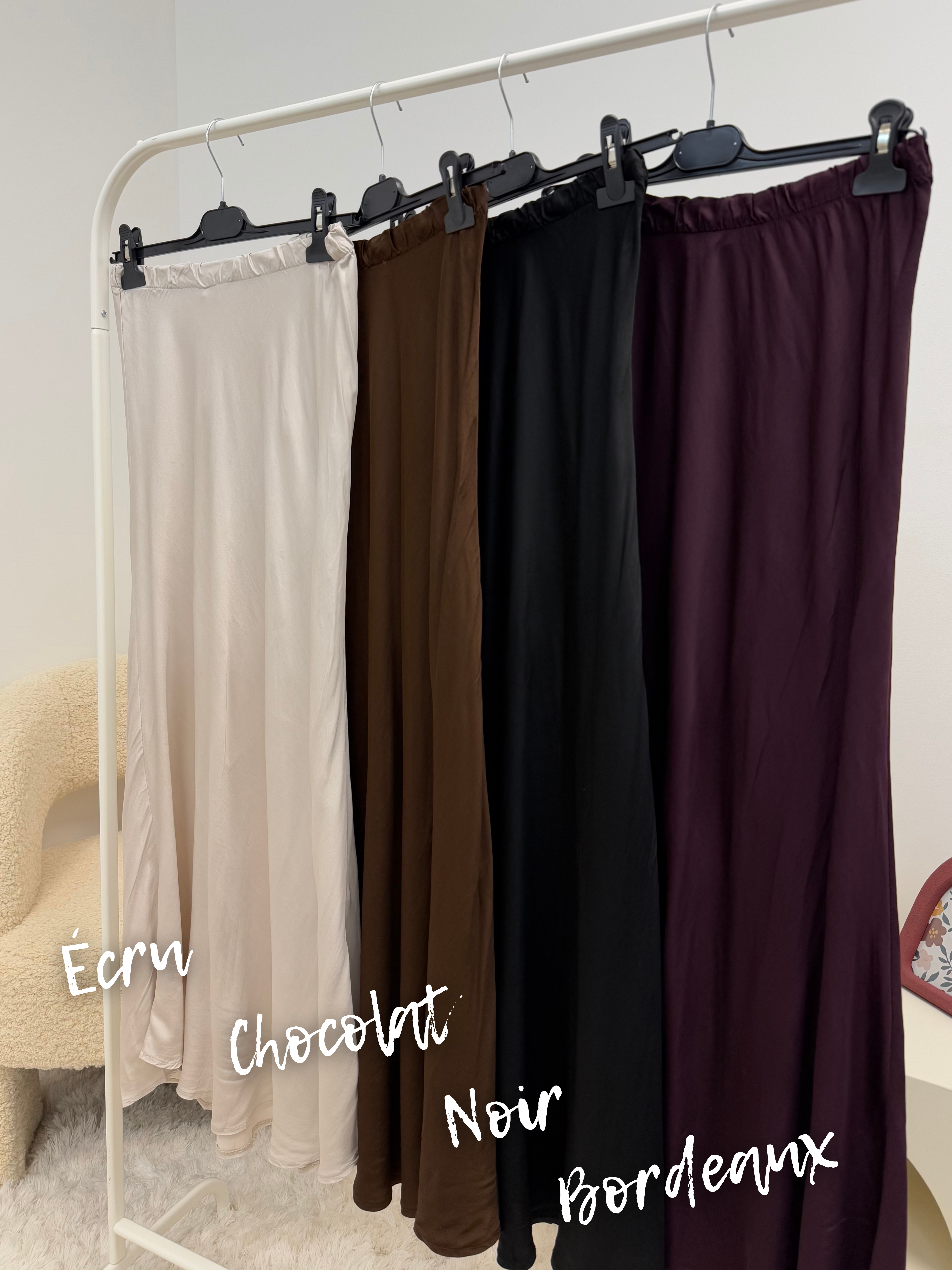 Jupe jupe en satin ENHA (plusieurs coloris disponible) dsclothes