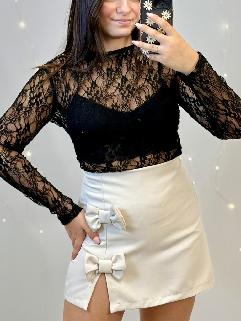 Jupe-Short Céline beige