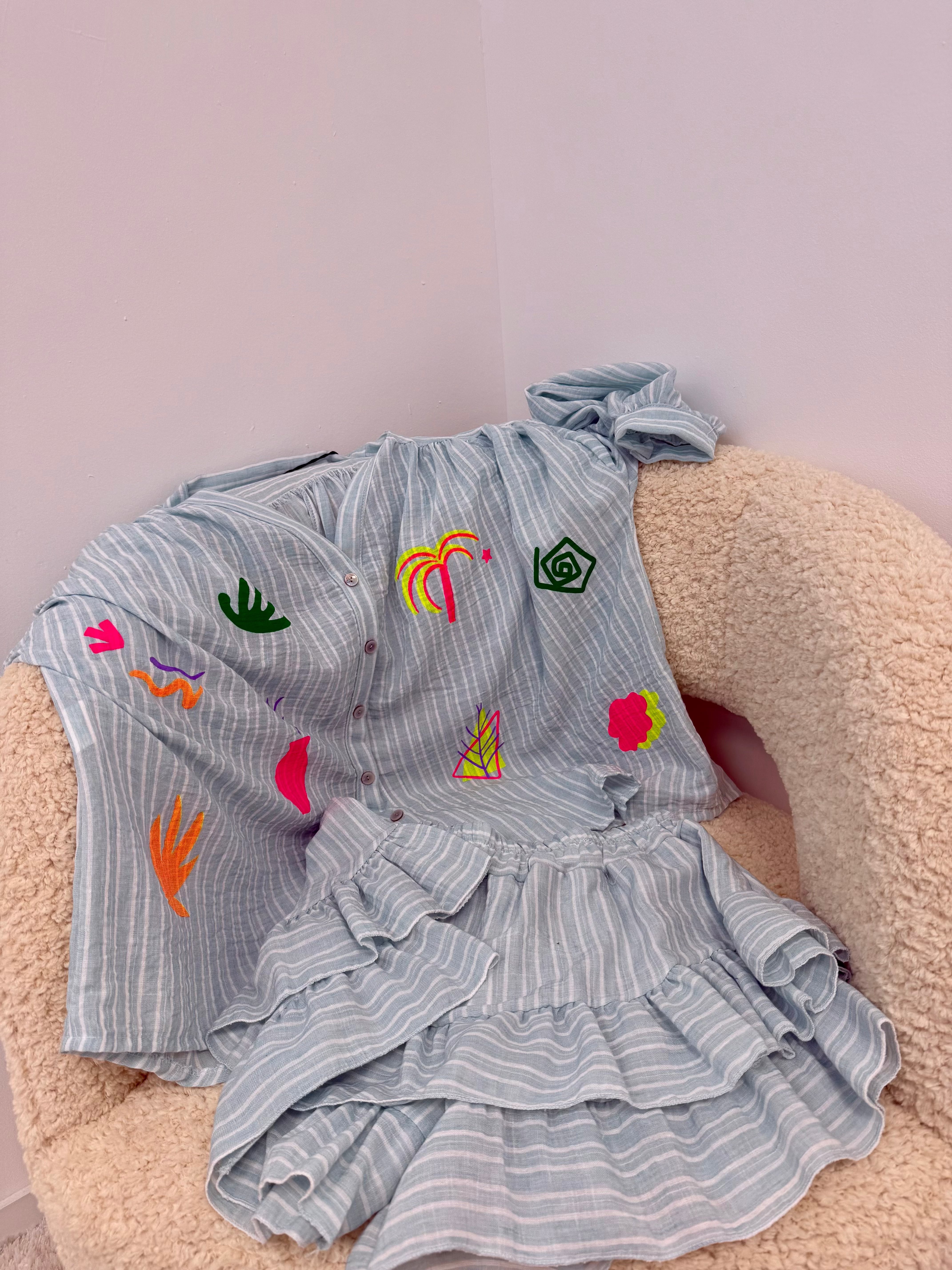 jupe short jupe-short BORA bleu dsclothes