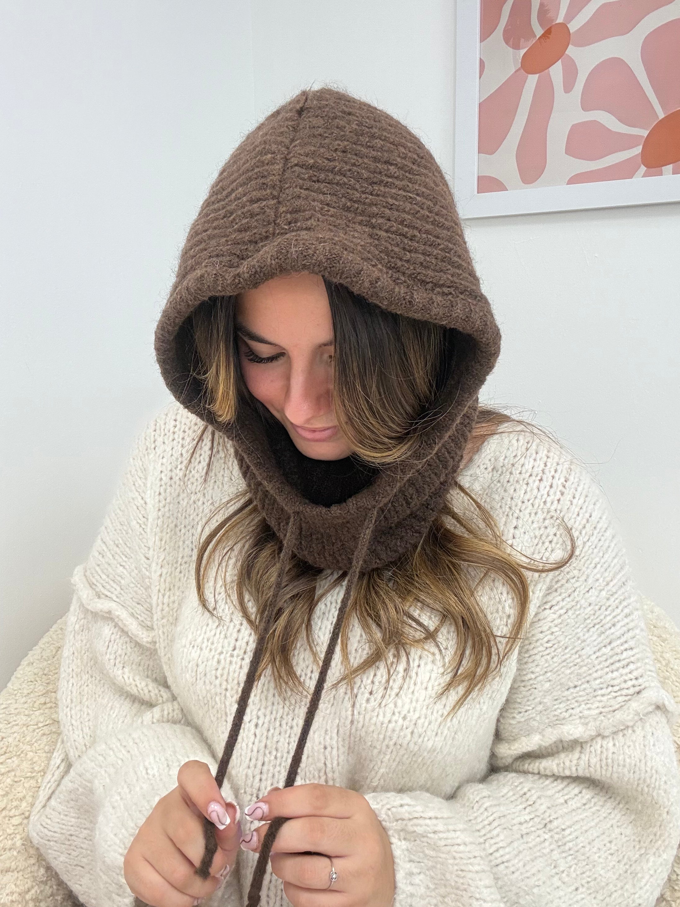 accessoires Capuche en laine marron dsclothes