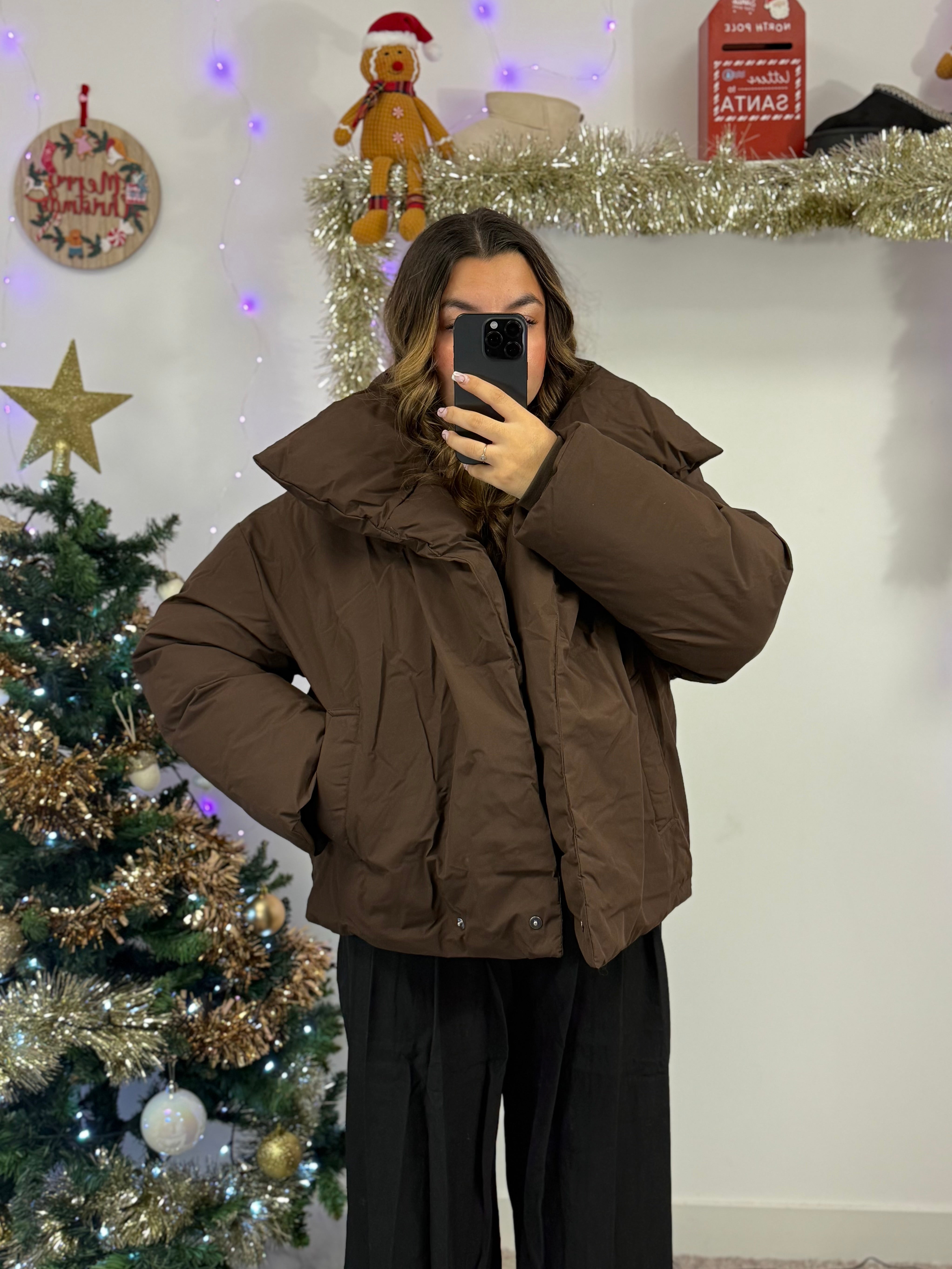 veste Doudoune marron dsclothes