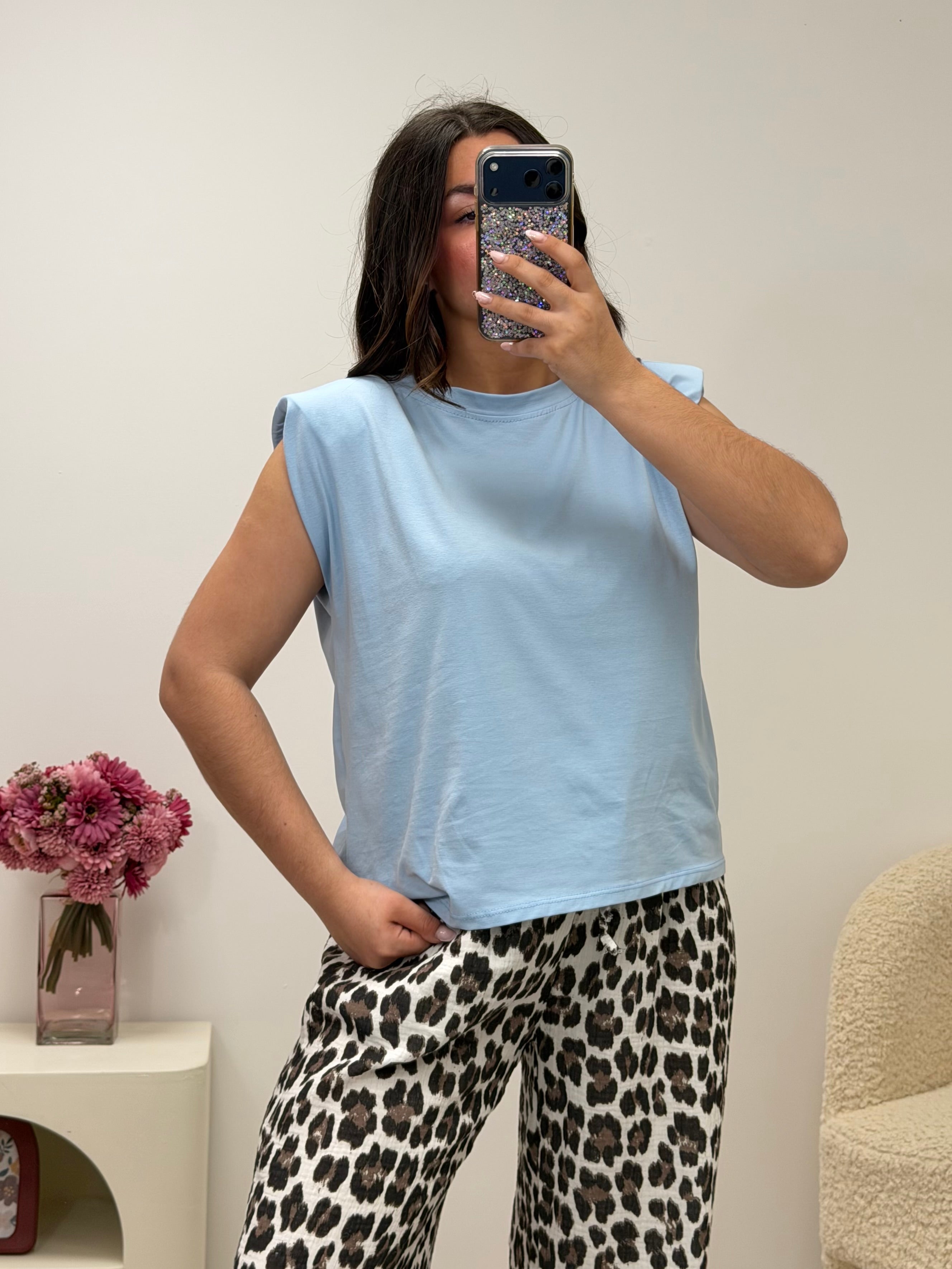 t-shirt T-shirt MARWA bleu ciel dsclothes