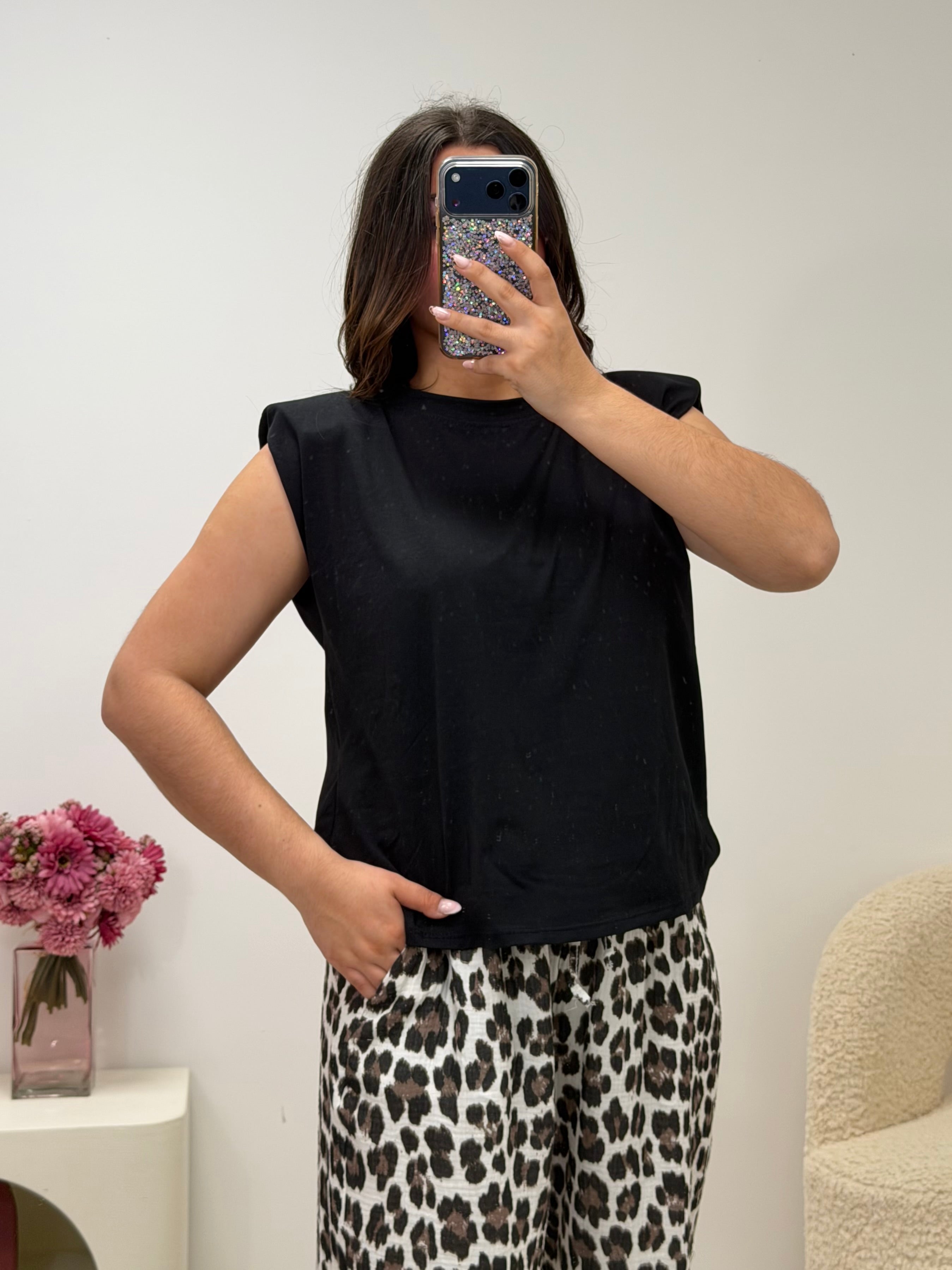 t-shirt T-shirt MARWA noir dsclothes