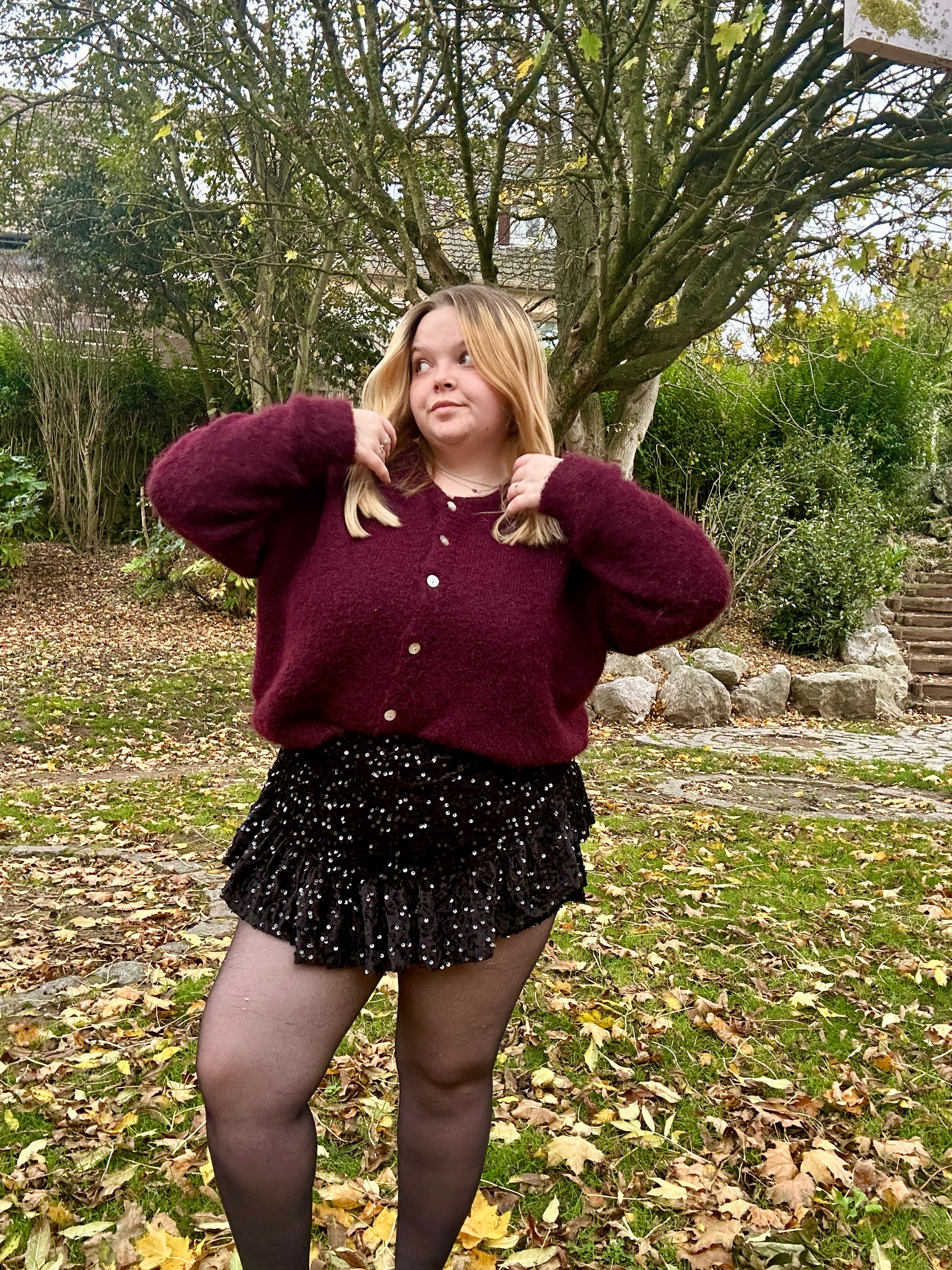 jupe short jupe-short à sequin velour noir dsclothes