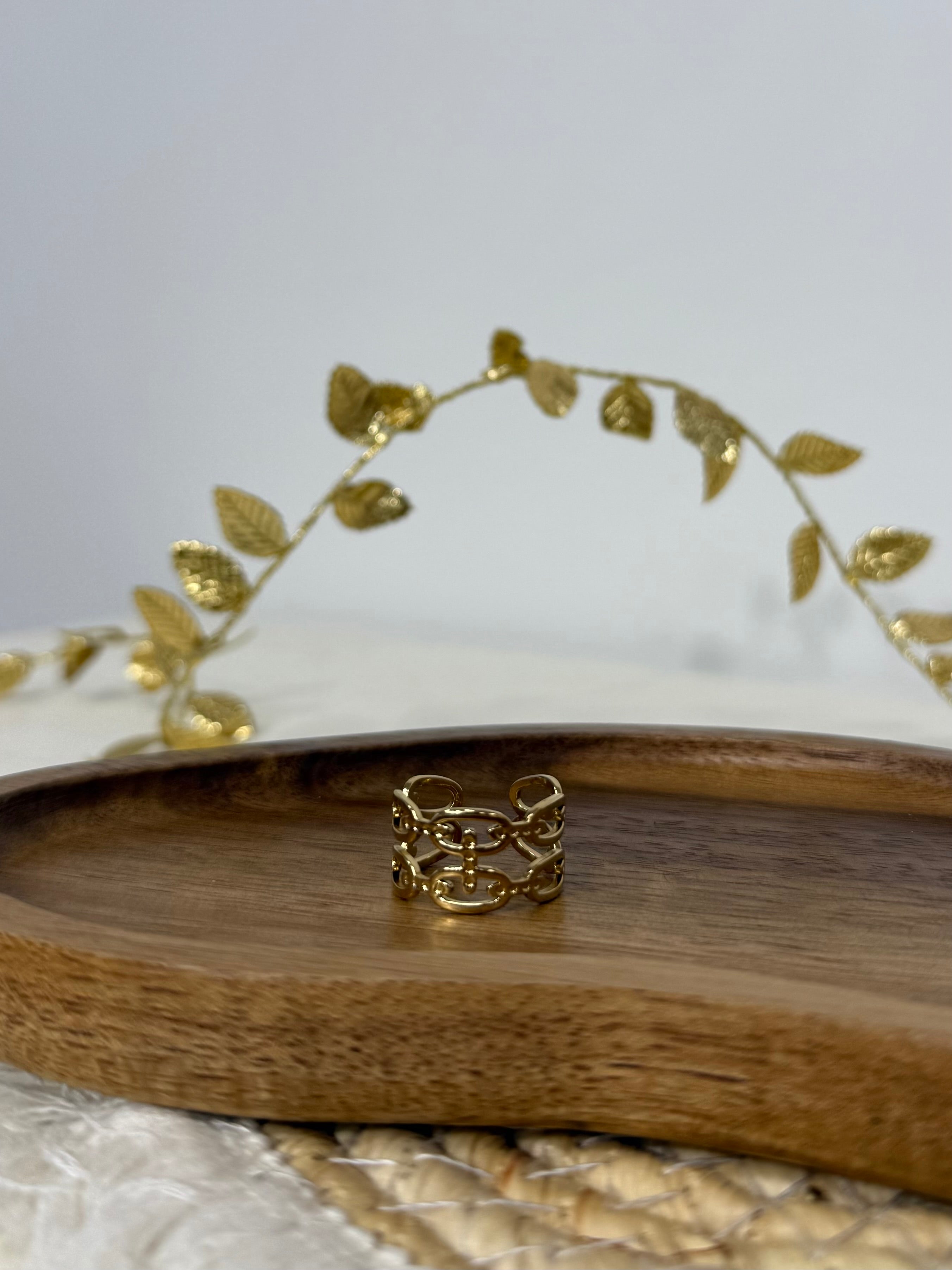 bague Bague Lyla doré | Acier inoxydable dsclothes