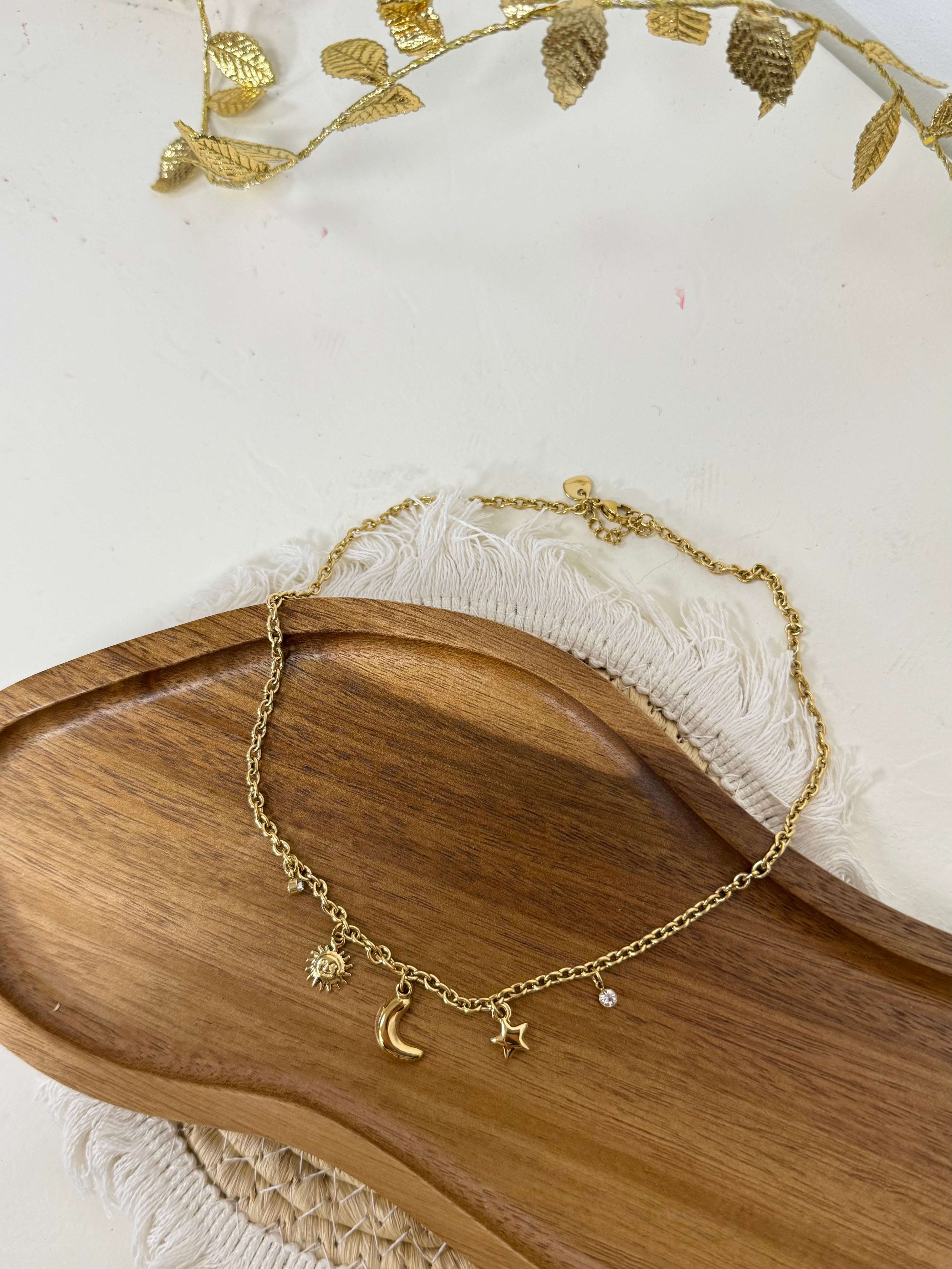 collier Collier Nora doré | Acier inoxydable dsclothes