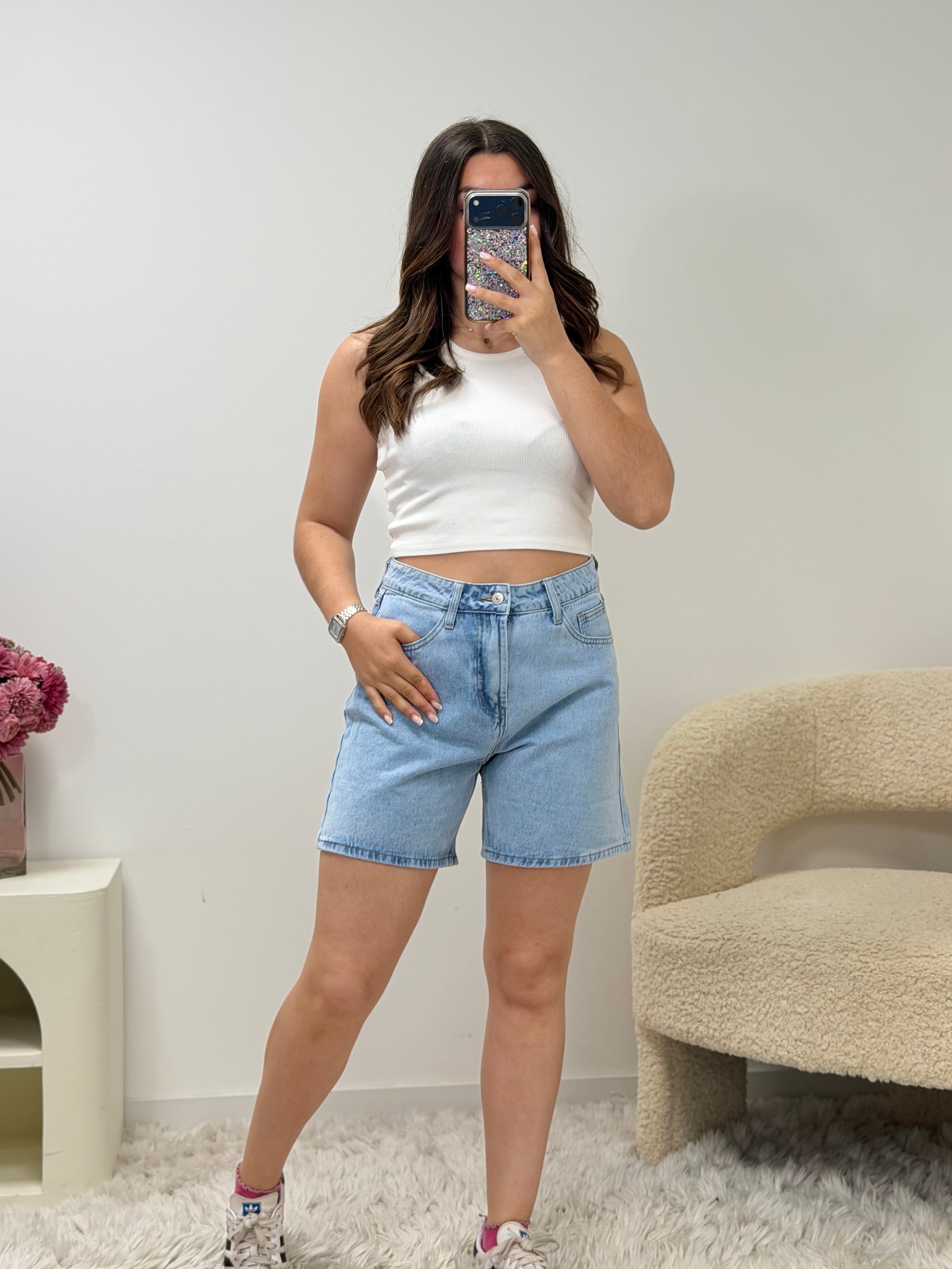 short Short long ALIX bleu dsclothes