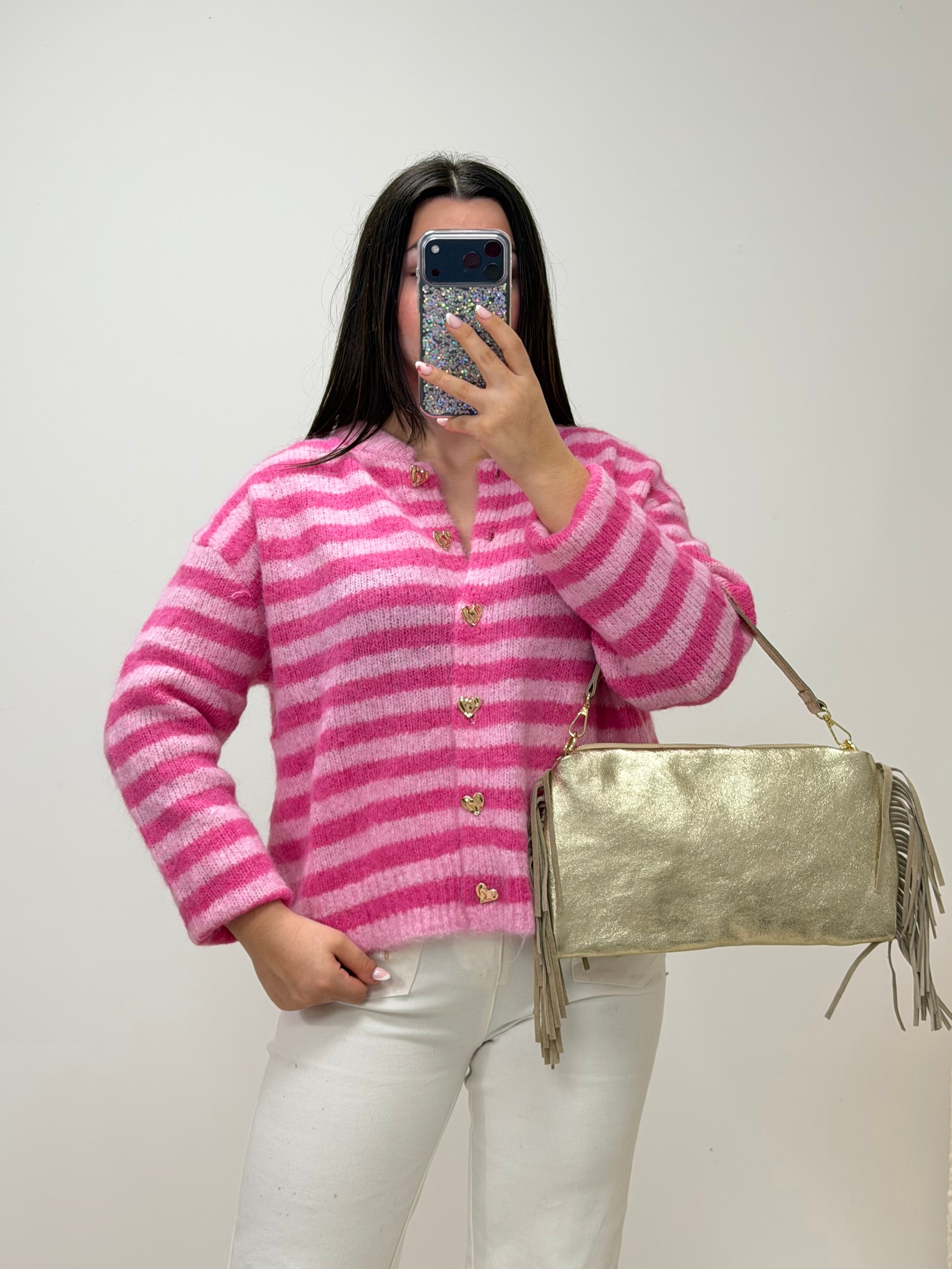 gilet gilet SANDY fuchsia dsclothes