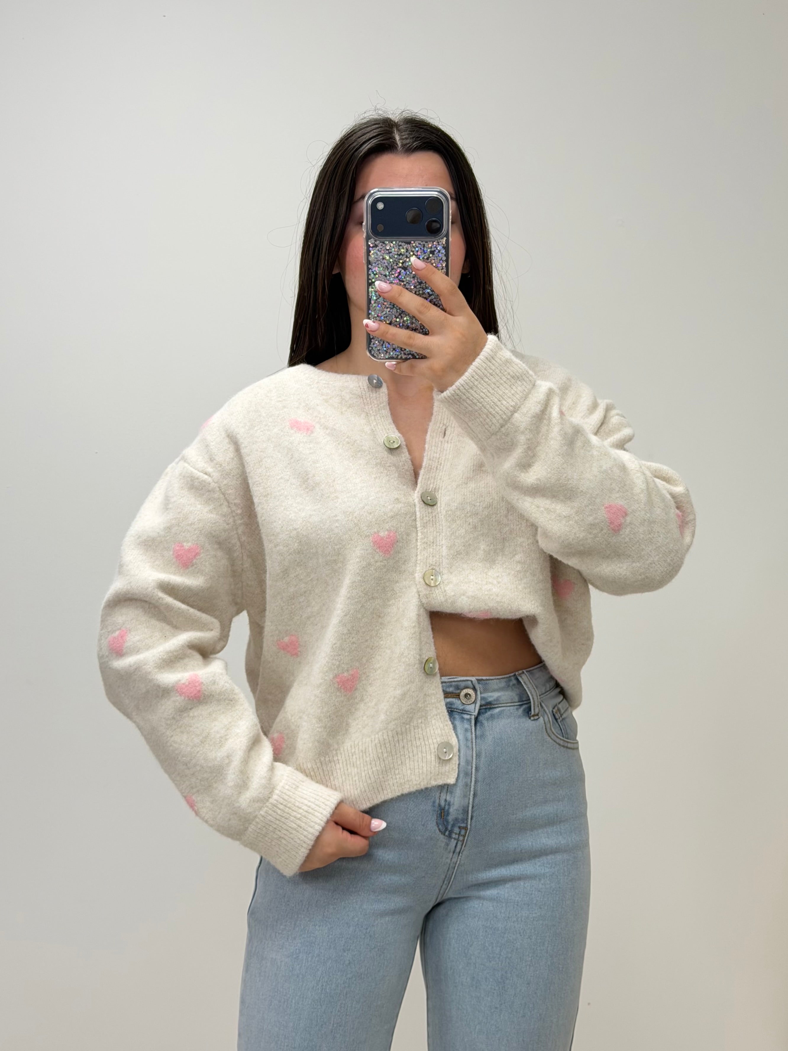 Pull gilet ALLIE écru dsclothes