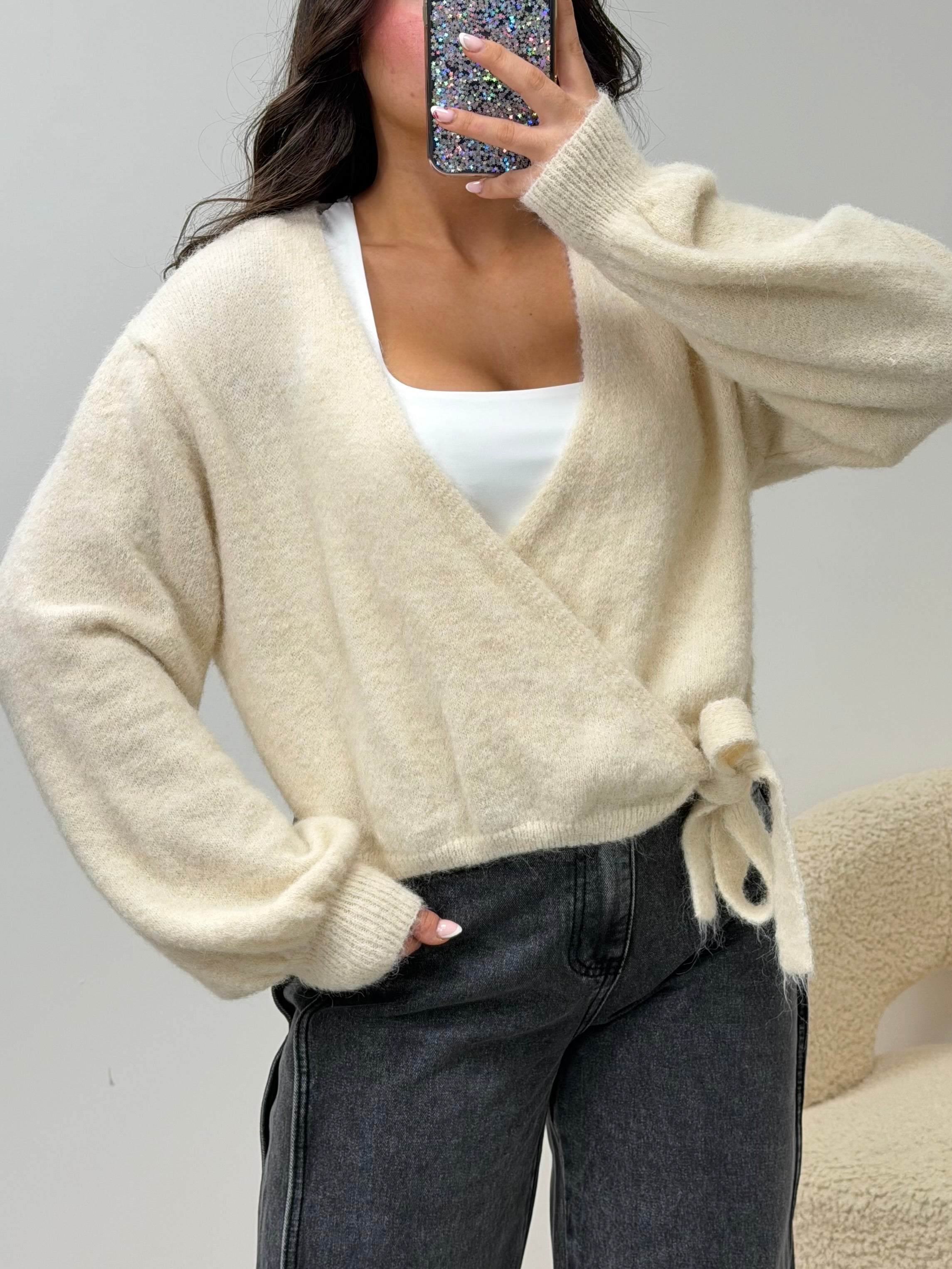 cardigan Cardigan MAXINE écru dsclothes