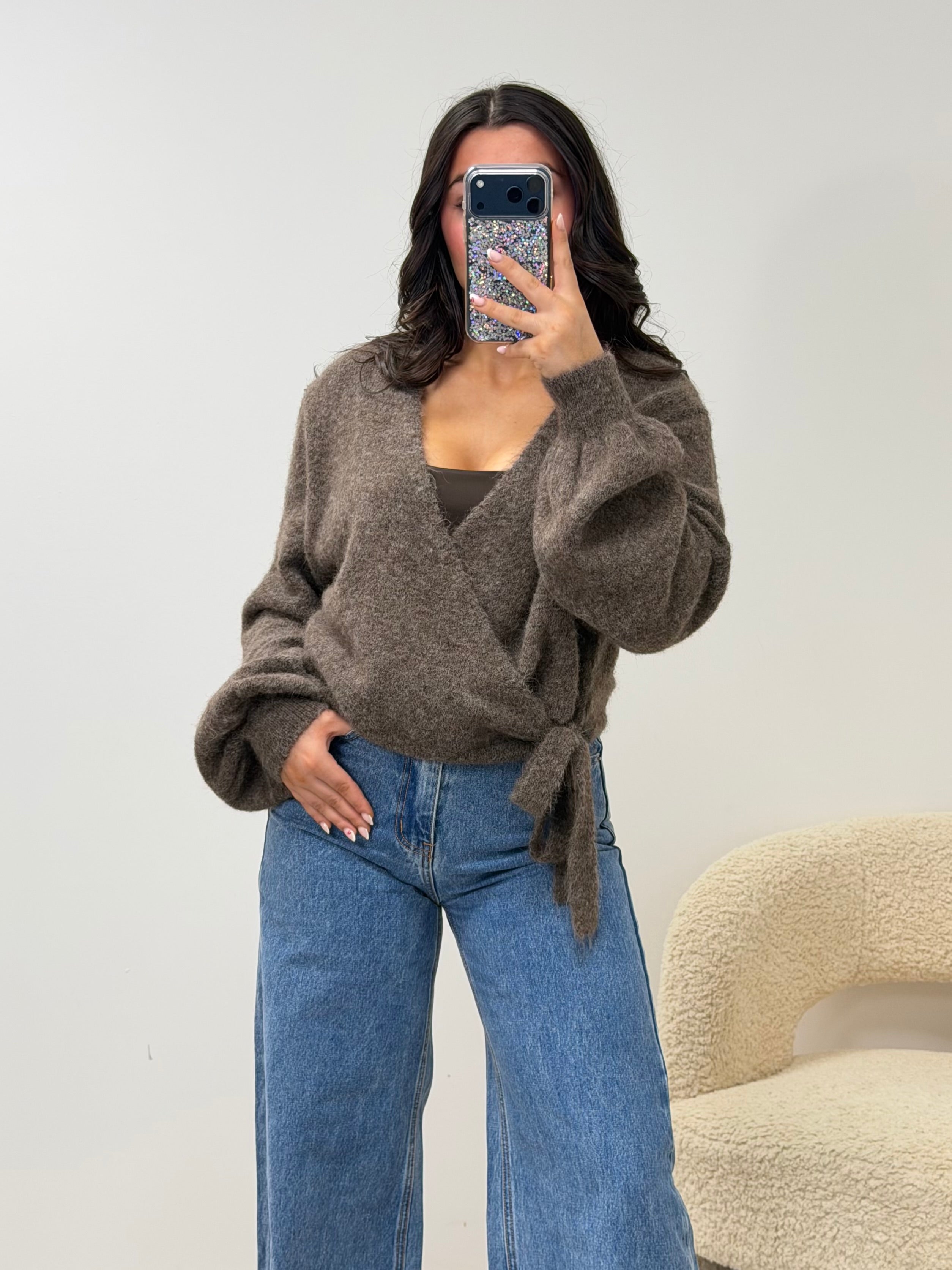 cardigan Cardigan MAXINE marron dsclothes