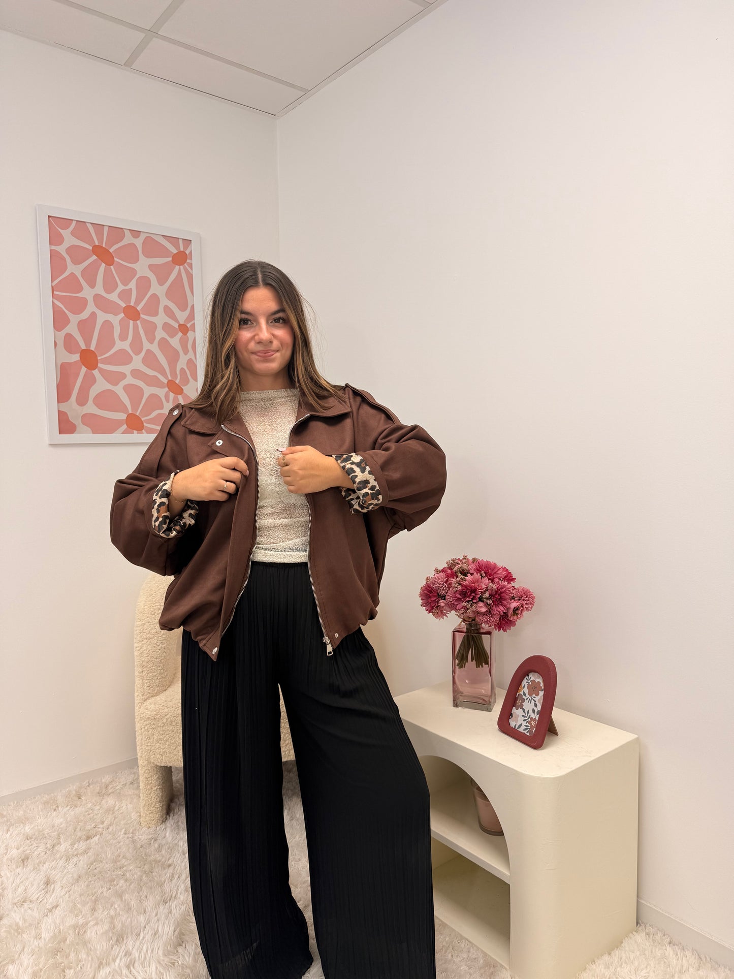 Veste LIZA marron