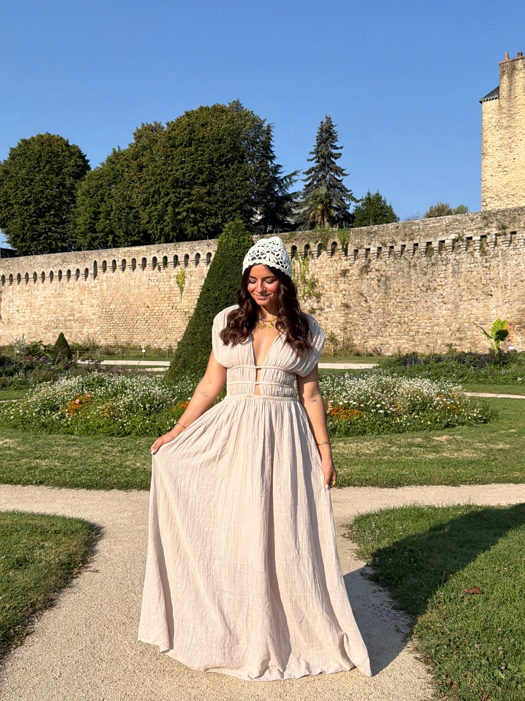 robe Robe MERIDA beige dsclothes