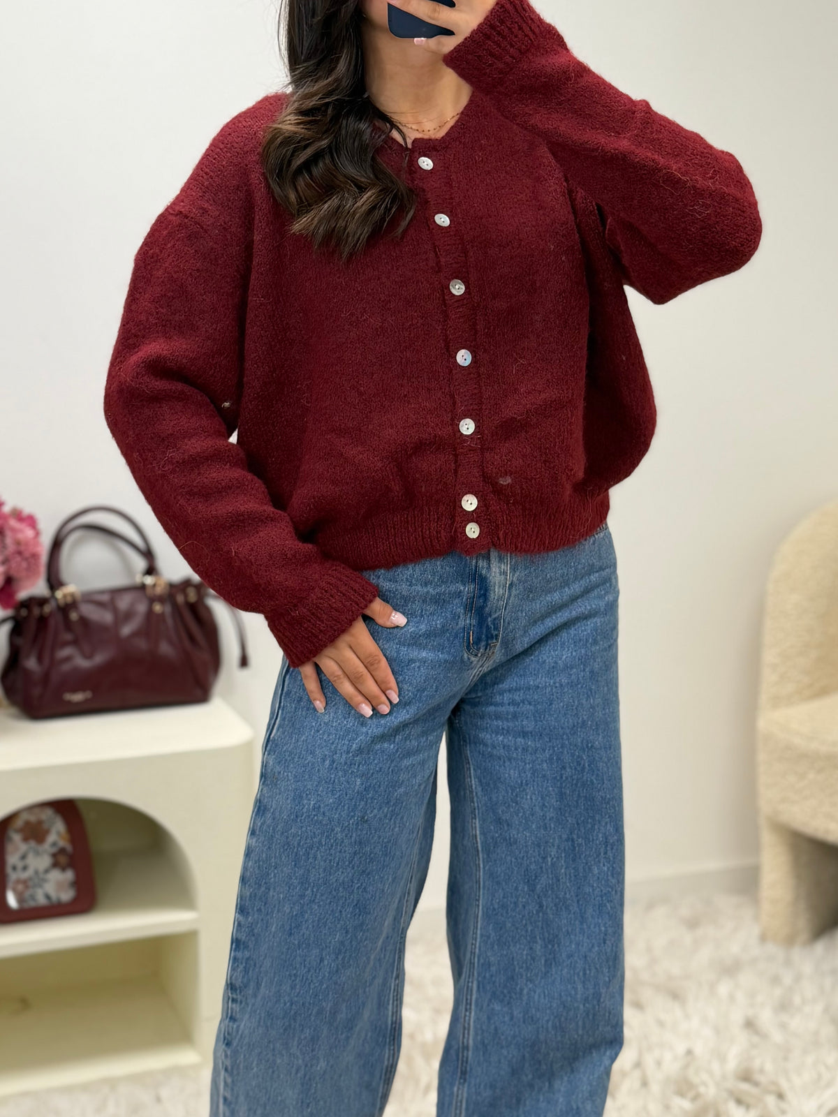 gilet Gilet HOLLY bordeaux dsclothes